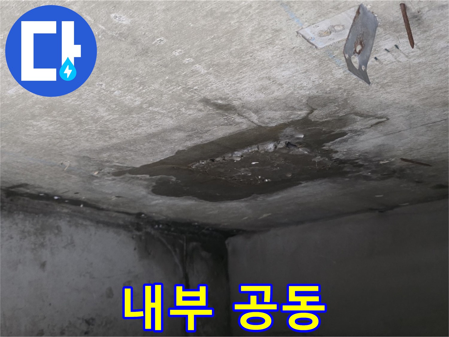 콘크리트 내부 공동 발생 - 남양주 오남 누수