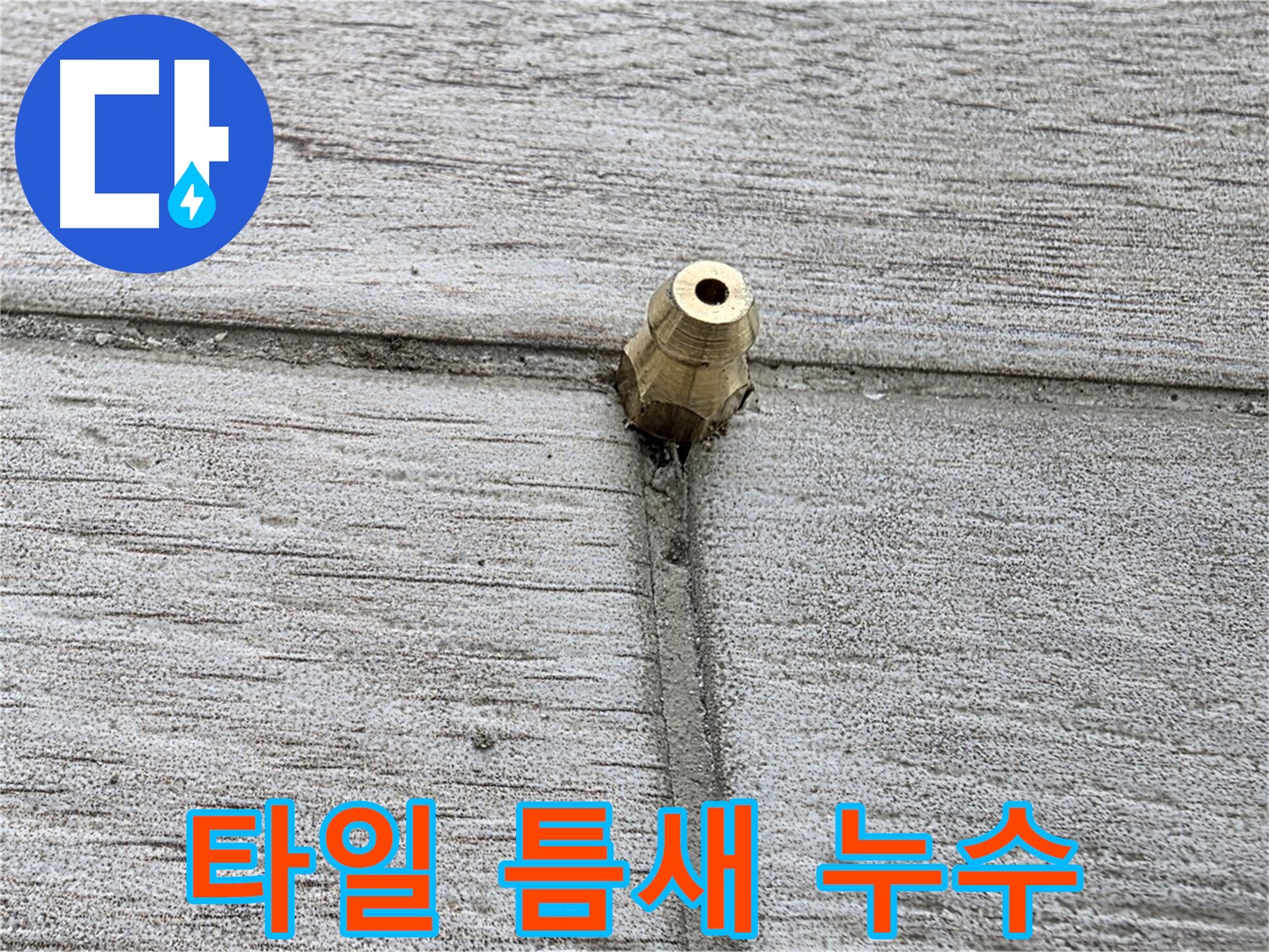 노원구 중계2동 청구3차 아파트 누수 - 타일 틈새에서 발견된 누수 지점