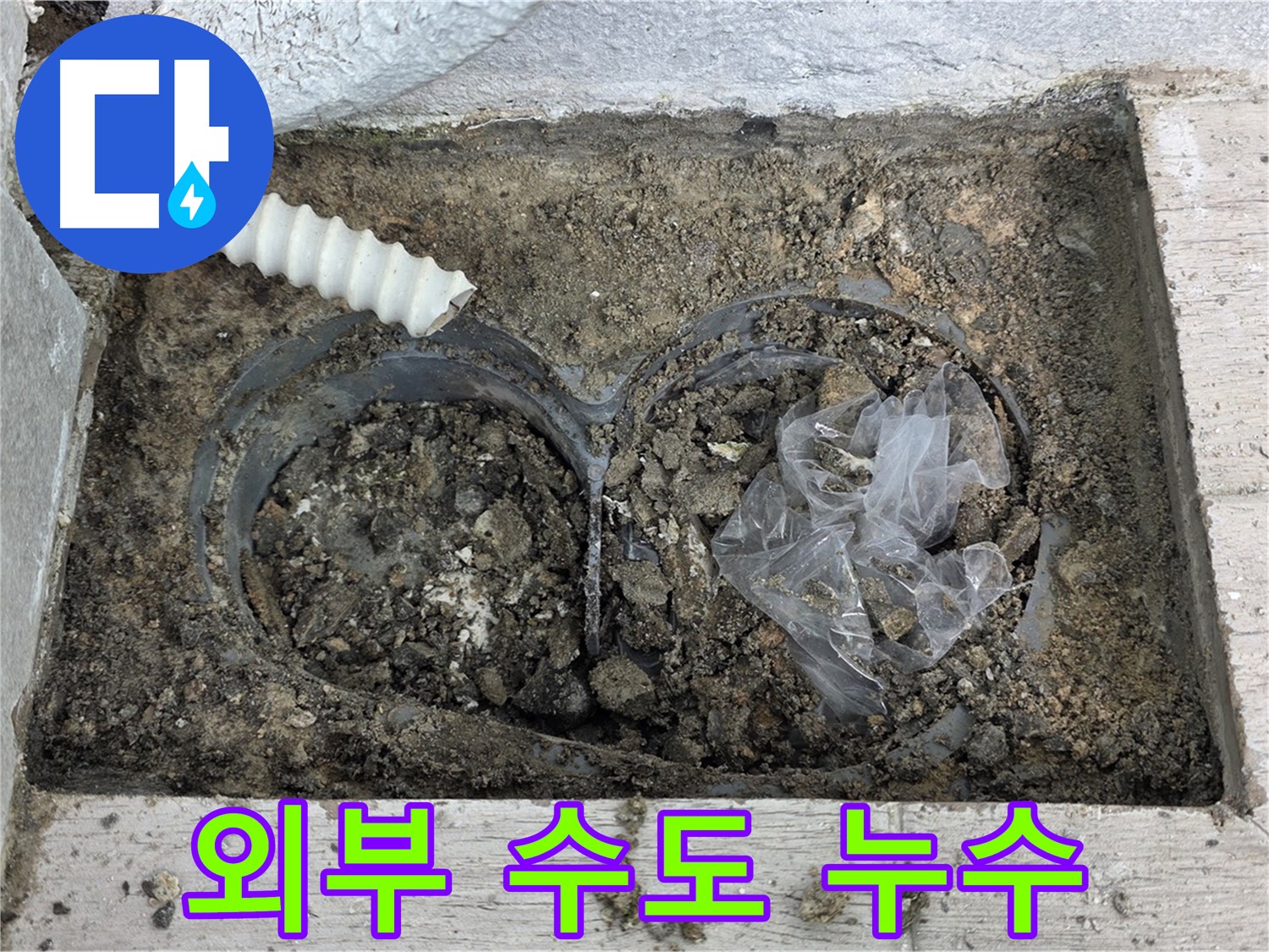 노원구 중계동 청구3차 아파트에서 외부 수도 누수를 탐지하고 있습니다 - 정확한 탐지로 누수 문제 해결!