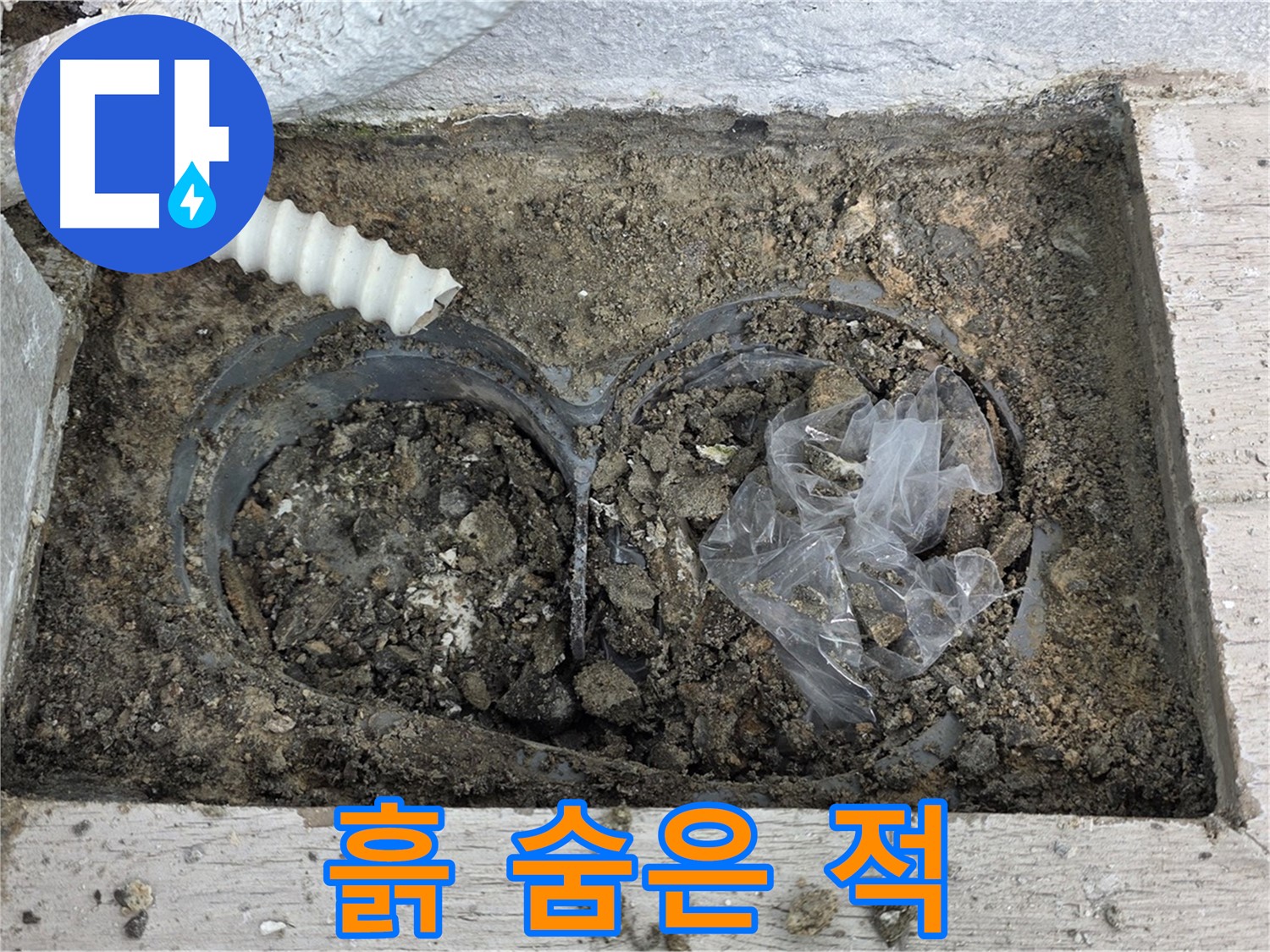 중계동 청구3차 아파트 누수 - 배수구 속 흙, 누수의 숨은 적!
