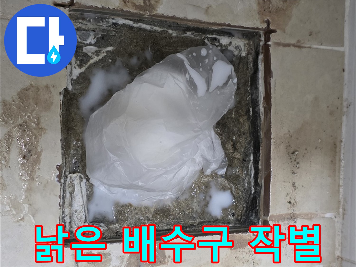 동산동 욕실 배수구 누수 - 낡은 배수구, 이제 작별 인사를 할 시간