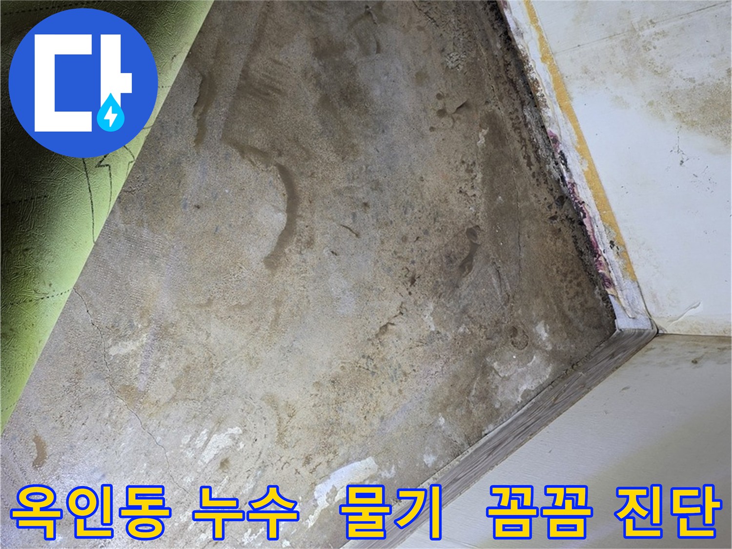장판 밑 물기 - 옥인동 꼼꼼한 누수 진단