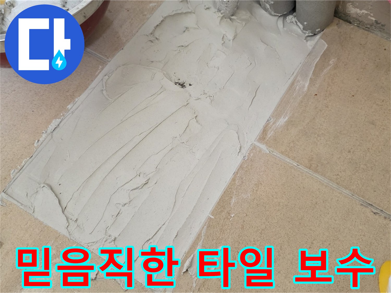 양주 삼숭동 자이아파트에서 믿음직한 타일 보수 - 꼼꼼한 시공으로 누수 걱정 해결!