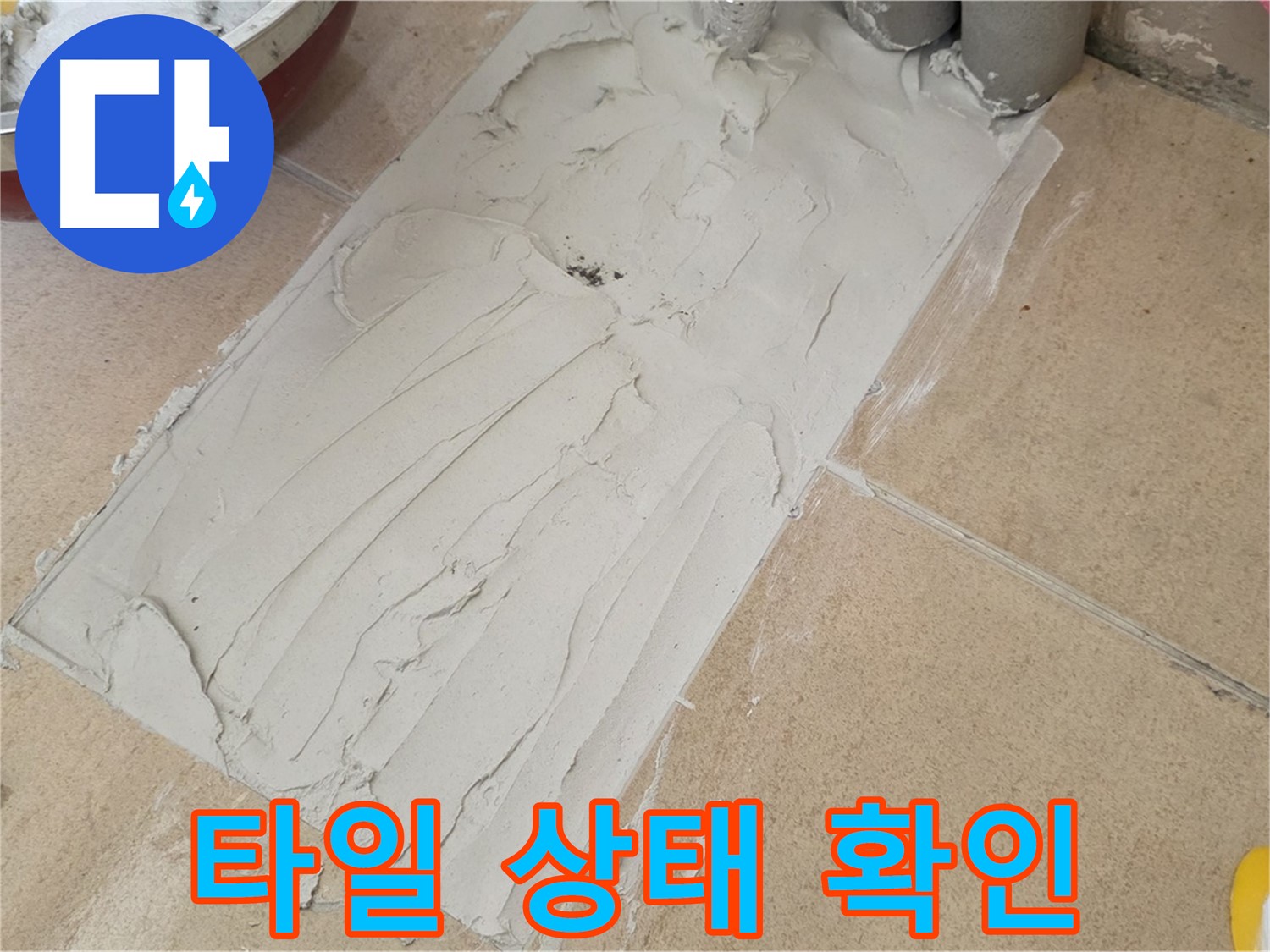 양주 삼숭동 자이아파트에서 타일 상태를 점검했습니다 - 꼼꼼한 점검으로 누수 위험을 사전에 차단!