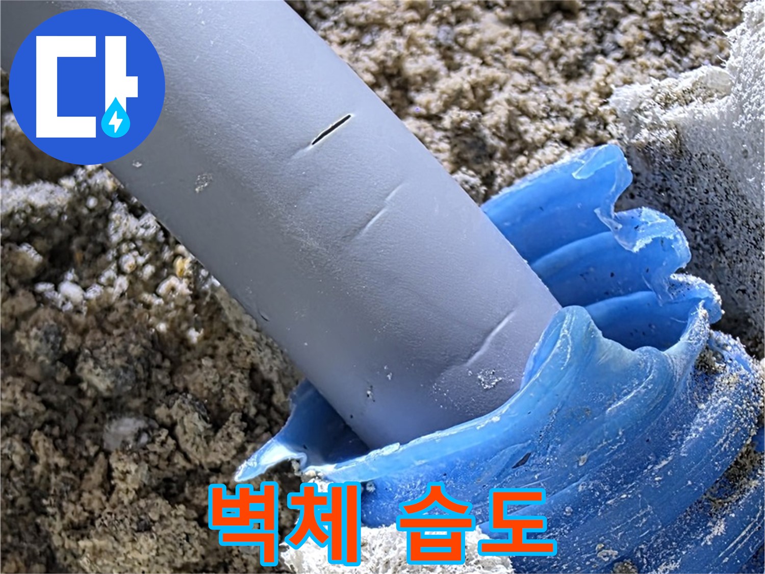 양주 자이아파트 누수 - 습도 측정기로 벽체 습도를 확인하여 누수 여부를 판단하고 있습니다 - 정밀 탐지.