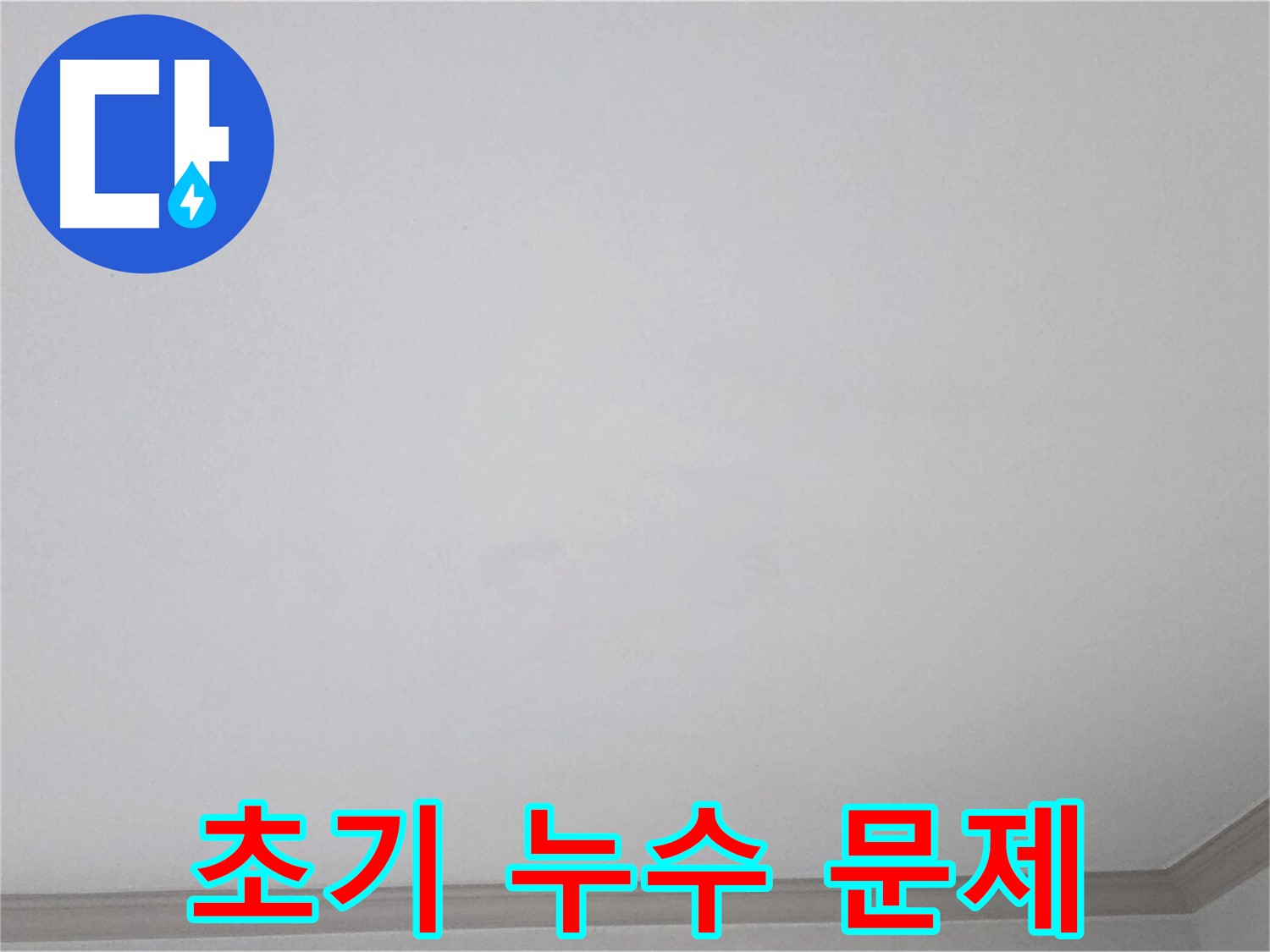 인천 논현동 논현주공1단지 아파트 천장 - 초기 누수 문제 해결을 위한 완벽 시공 및 철저한 관리