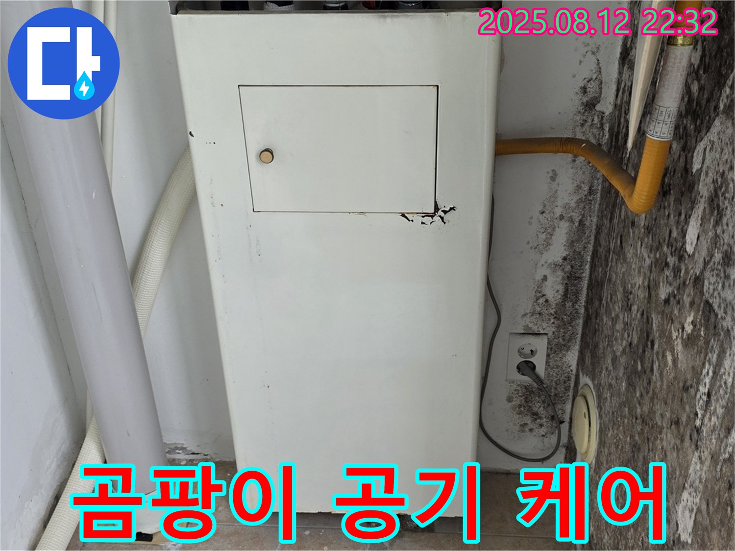 누수탐지 후 곰팡이 제거 및 실내 공기 케어 - 건강한 공간으로!