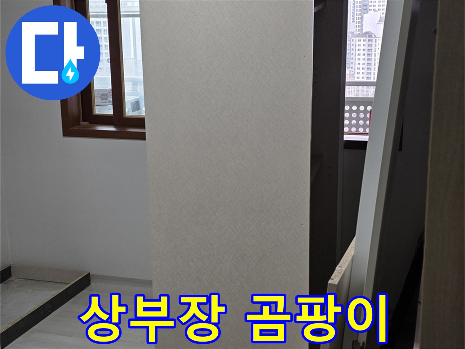 상부장 안쪽 - 곰팡이, 누수 의심