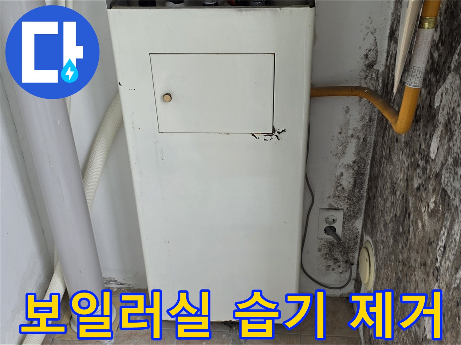 성북구 길음1동 숭인로 - 곰팡이 핀 보일러실 습기 제거 - 누수 전문가의 쾌적한 환경 조성