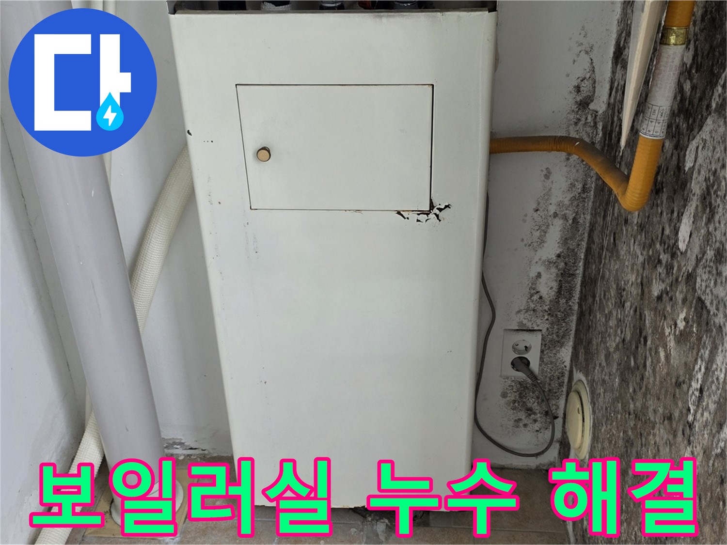 성북구 길음동 숭인로 - 곰팡이 핀 보일러실 누수 문제 완벽 해결