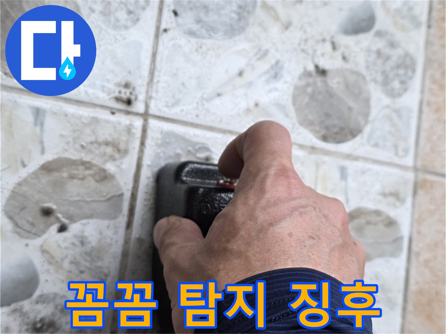 성북구 길음동 숭인로에서 누수 탐지를 위해 작은 징후도 놓치지 않고 꼼꼼하게 점검하는 모습 - 완벽한 누수 해결을 위해 최선을 다합니다.