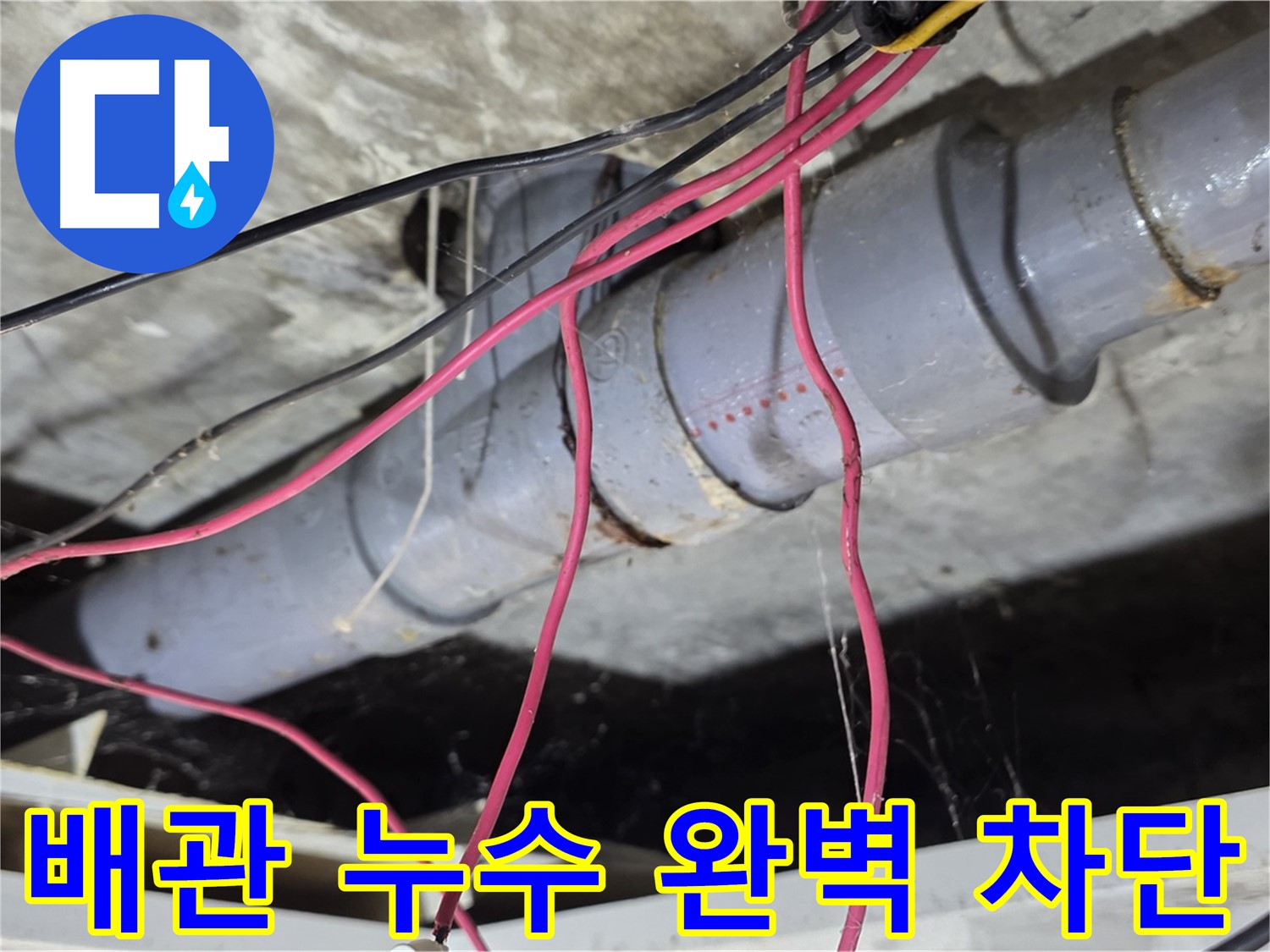 강북구 수유동 삼광빌라 PVC 배관 누수 - 누수탐지 전문 기술과 노하우로 누수 문제를 완벽하게 차단했습니다.