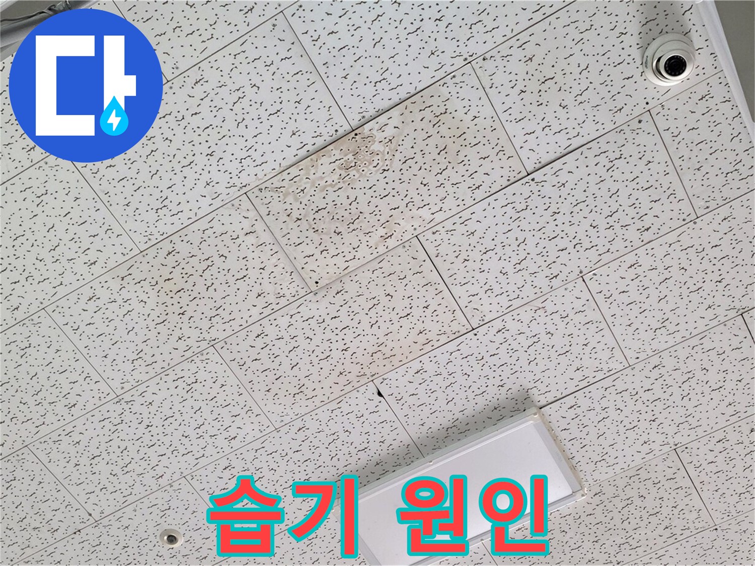 김포 구래동 누수 - 텍스 천장 습기, 결로 현상과 누수 구별 방법