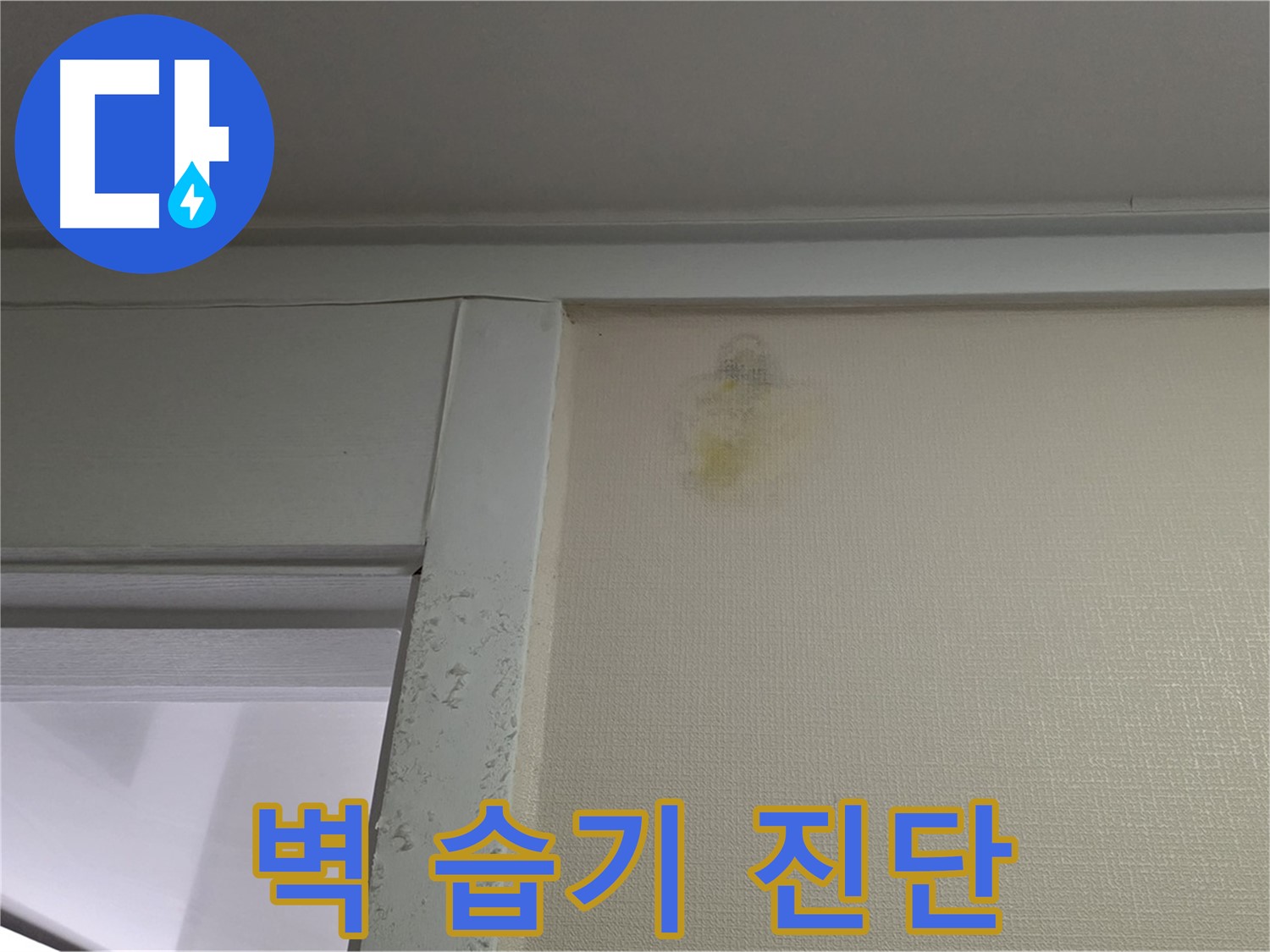 성남시 분당구 운중동 산운마을 아파트 벽 습기 - 누수 초기 의심