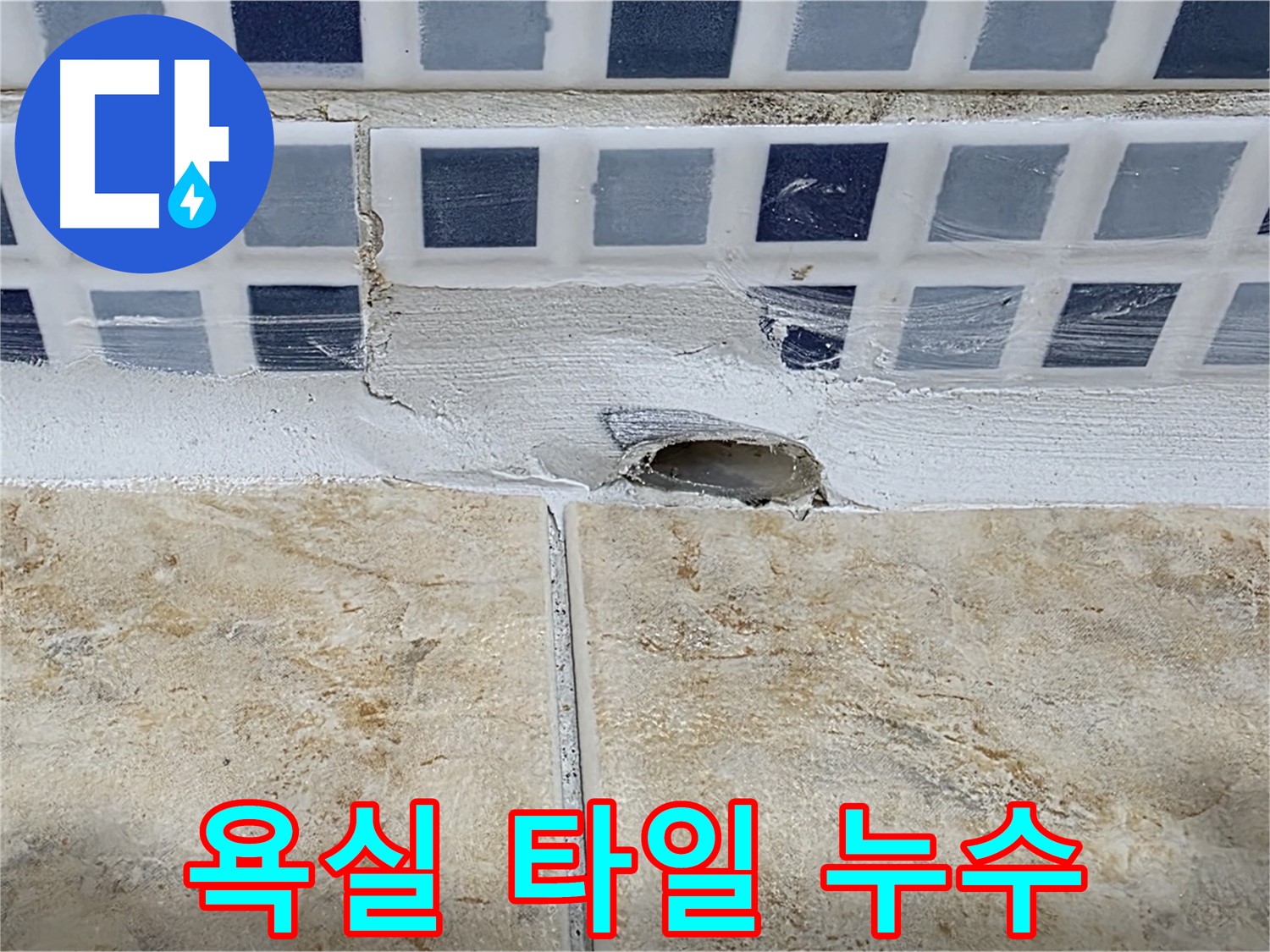 욕실 타일 누수 - 곰팡이 발생과 함께 건강에도 악영향을 미칠 수 있으므로 - 전문 업체의 진단과 시공이 중요합니다.