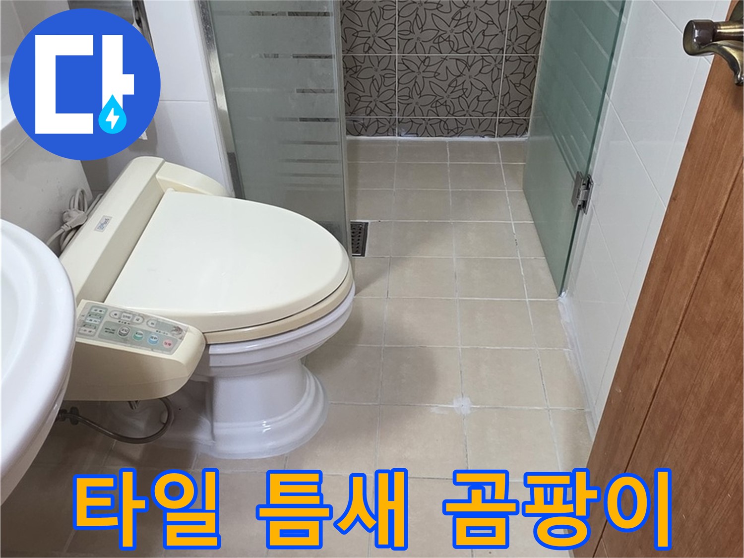 백석읍 서광아파트 - 변기 옆 타일 틈새 곰팡이 누수 분석