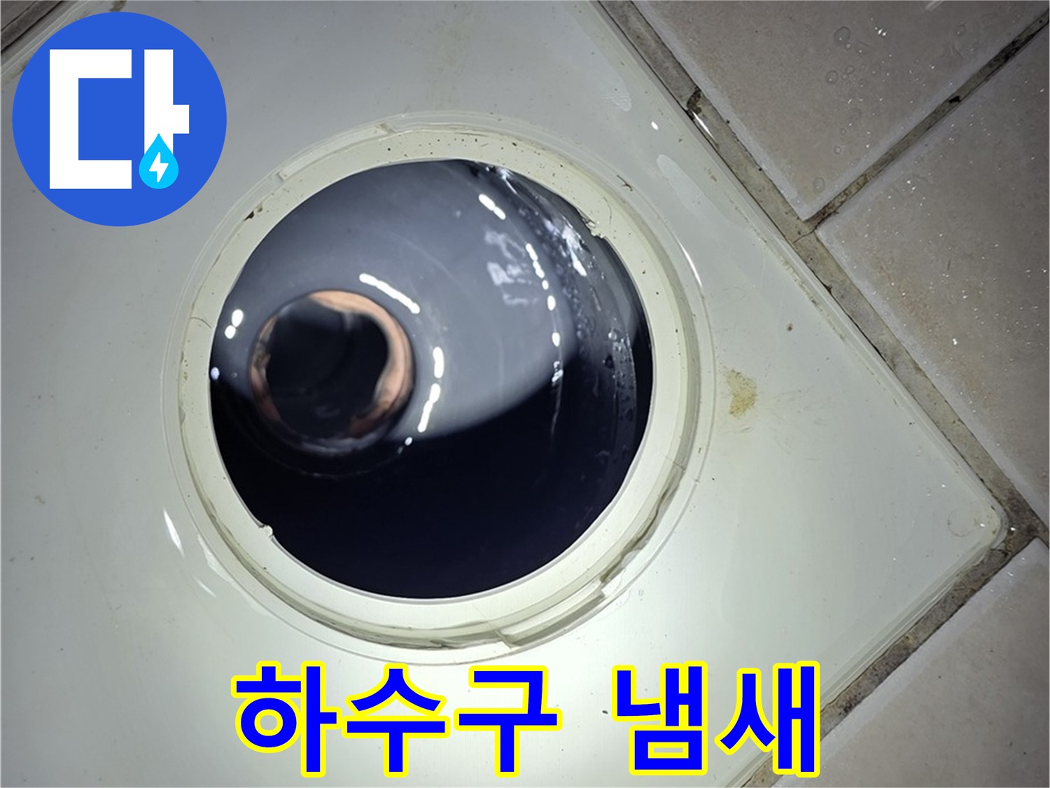 양주 백석 서광아파트 화장실 하수구 냄새 - 트랩 교체