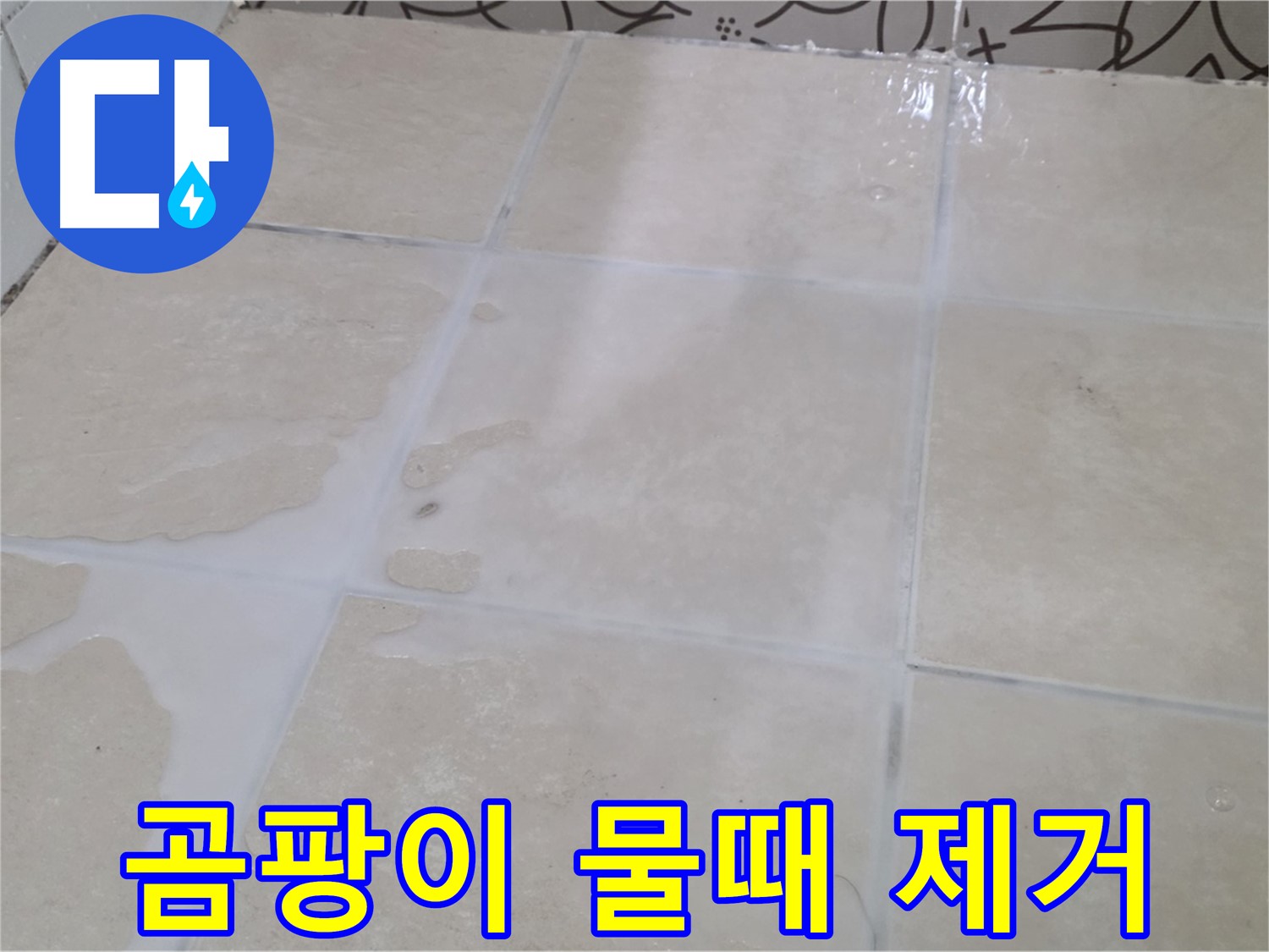 욕실 타일 틈새 곰팡이 물때 오염 제거 - 깨끗하고 쾌적한 욕실 환경 조성