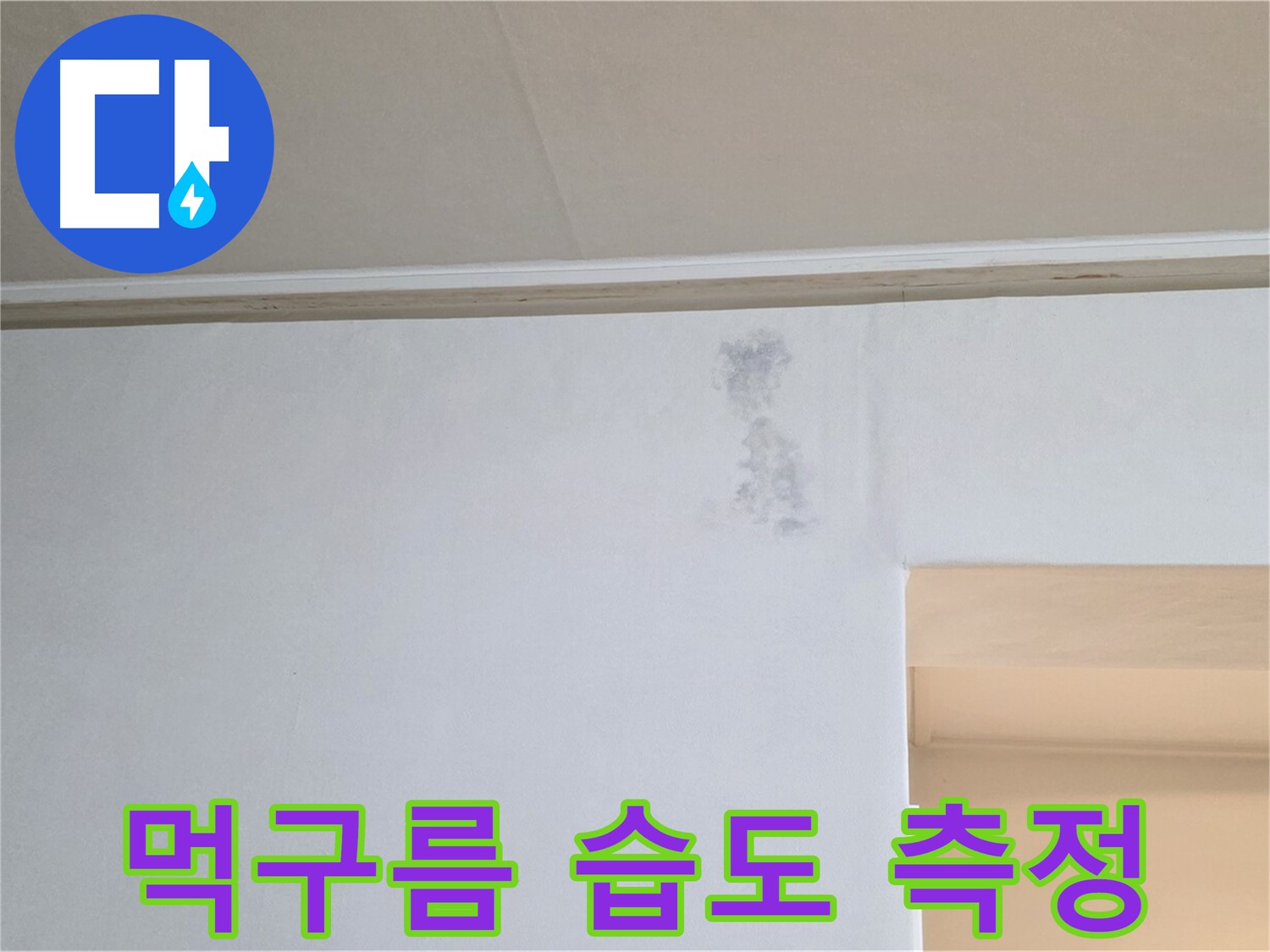 먹구름 습도 측정 - 누수 & 습기 정밀 분석