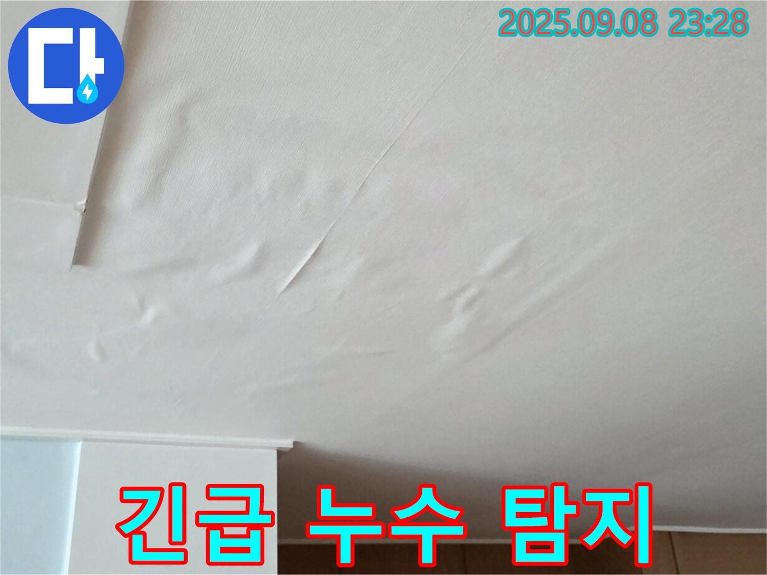 포천 일동 아파트 누수 - 젖은 천장, 긴급 누수 탐지 전문