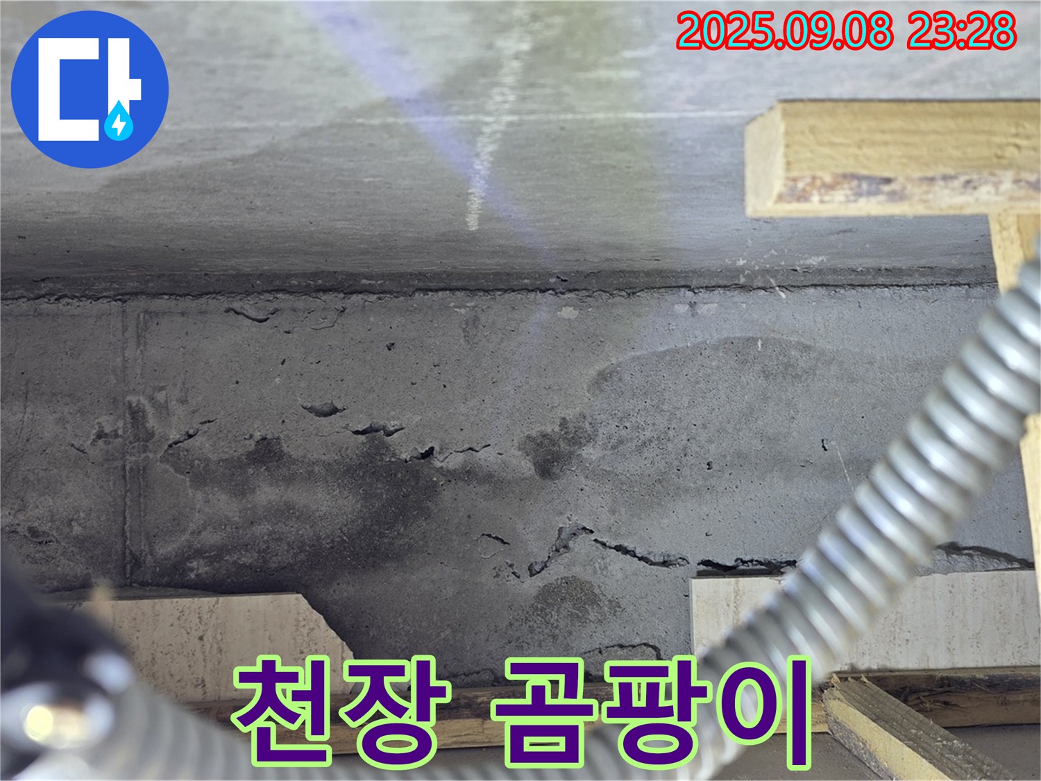 포천 일동 아파트 누수 - 천장 곰팡이 발생 직전