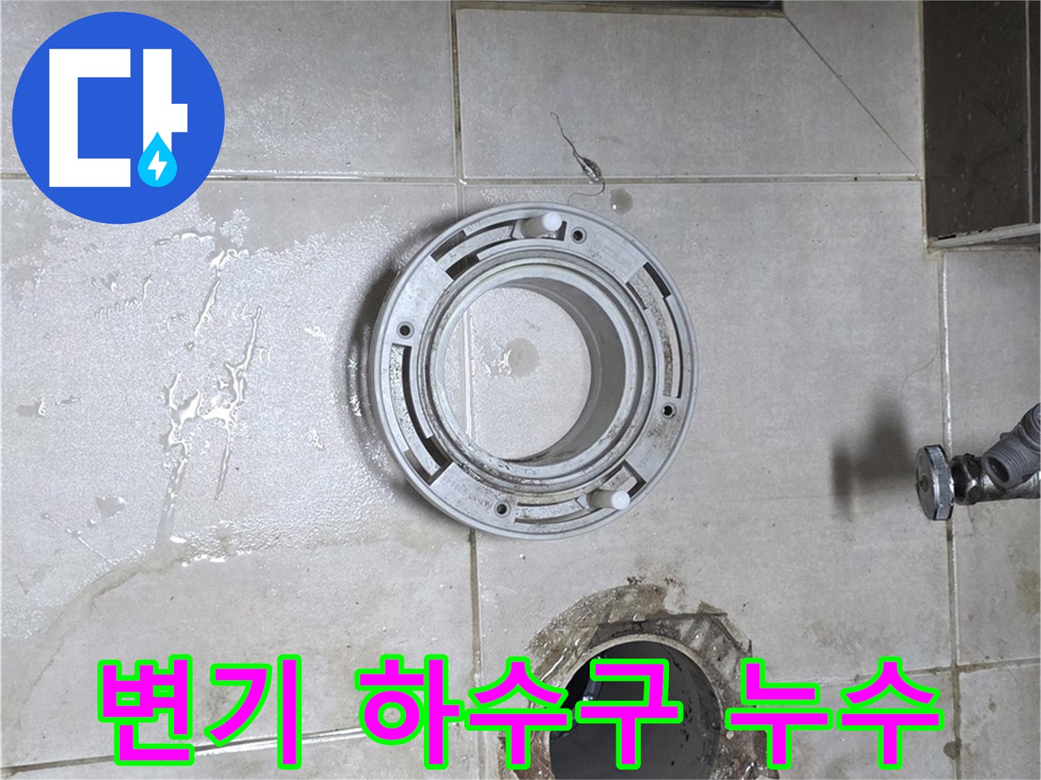 양주 옥정 율정마을 아파트 변기 하수구 연결 부위 누수 - 누수 차단 전문가의 완벽 시공