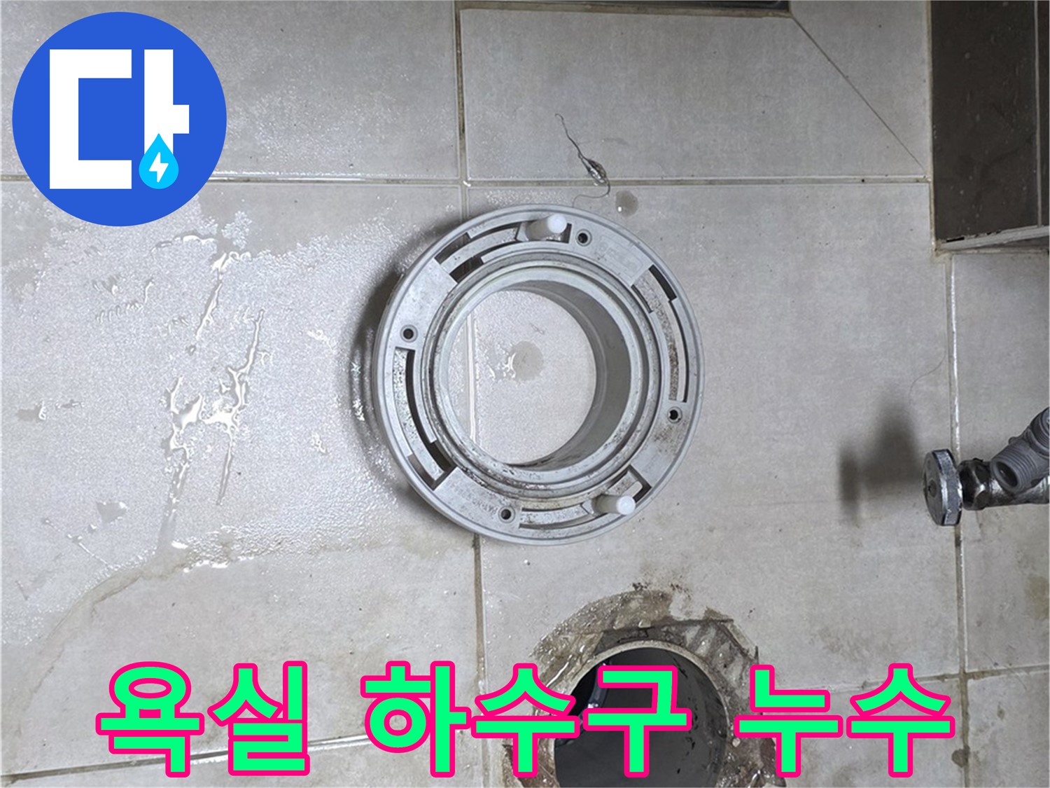 양주 옥정 율정마을 아파트 욕실 하수구 배관 누수 - 누수 해결 전문가의 완벽 시공