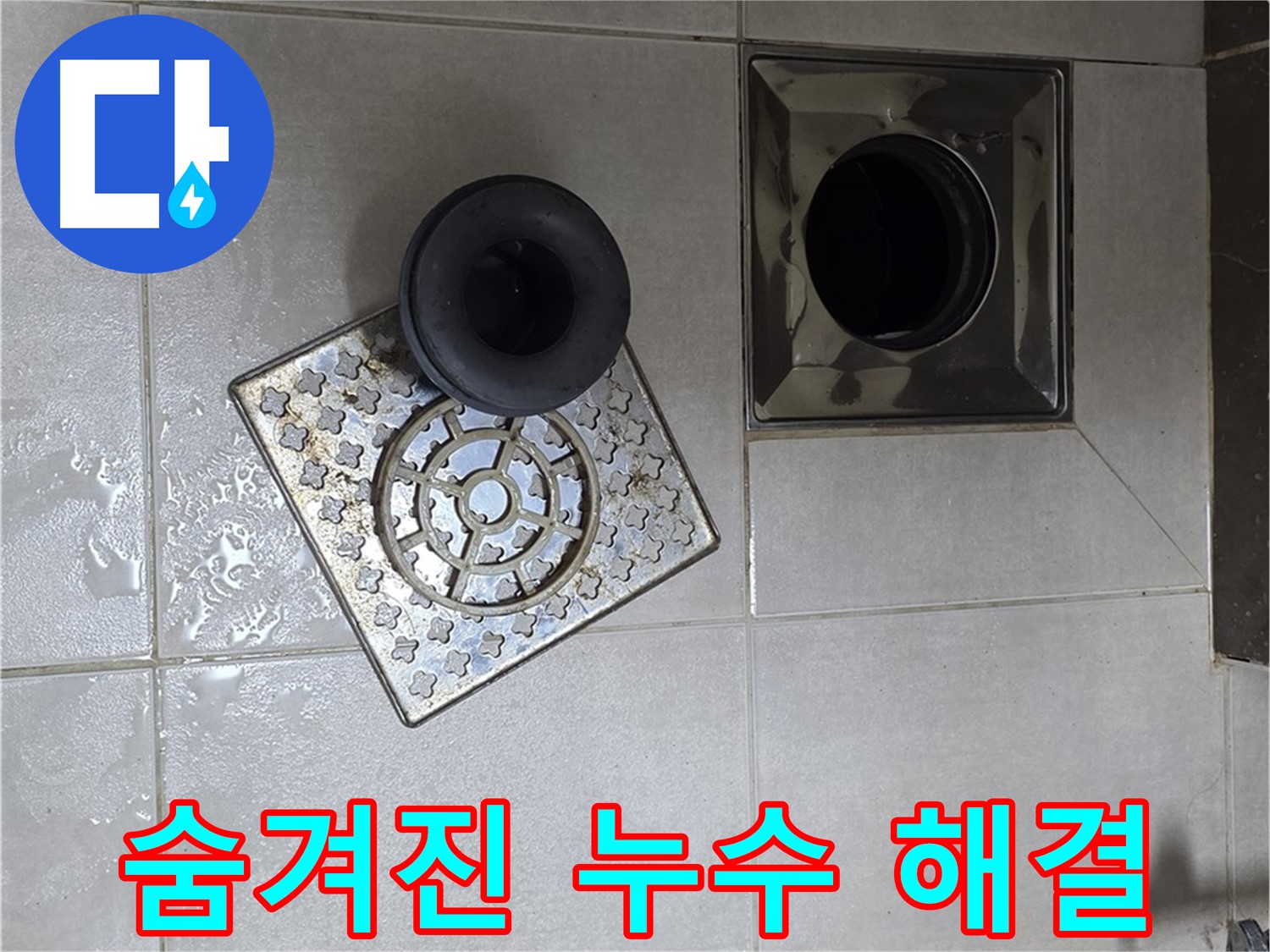 옥정 율정마을 아파트 - 욕실 배수구 누수, 꼼꼼한 점검으로 숨겨진 누수까지 해결