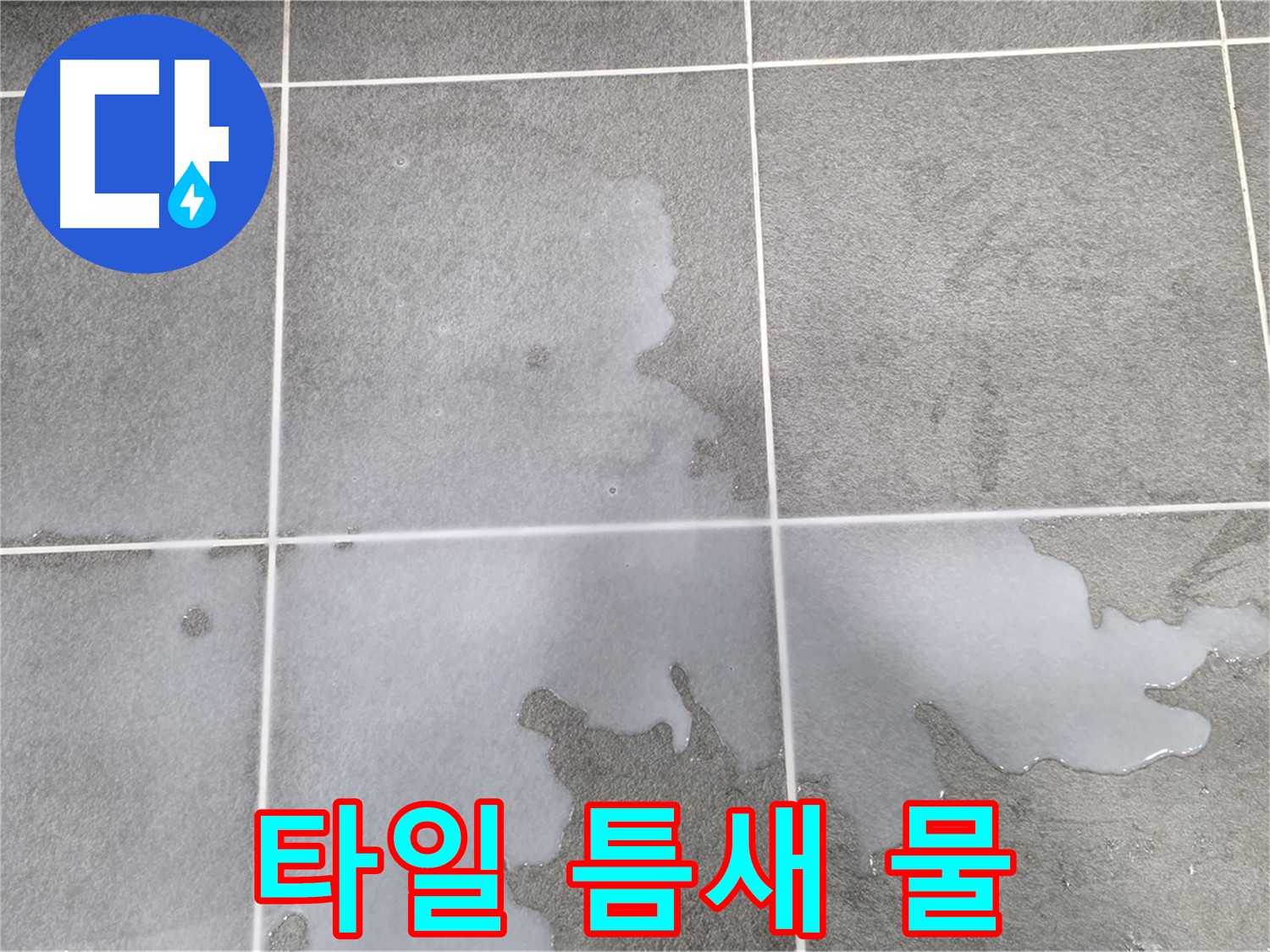 동패동 아파트 욕실 타일 틈새 누수 발생 - 누수탐지 전문가의 완벽한 해결