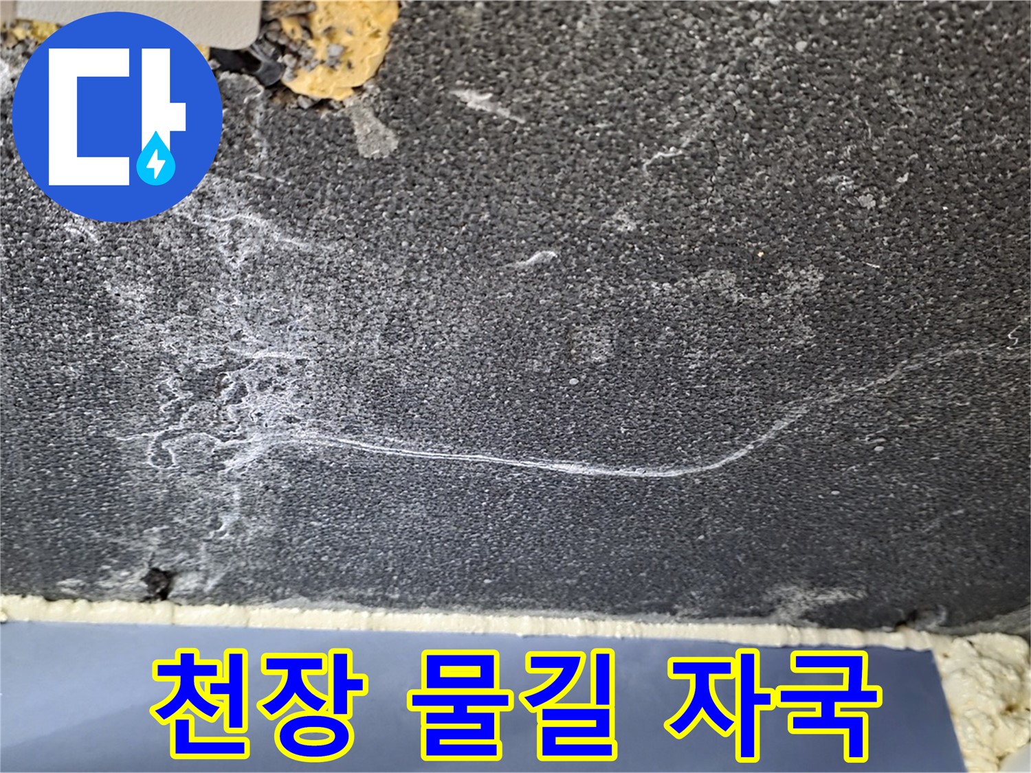 파주시 동패동 운정어반프라임 아파트 천장 누수 - 물길 자국으로 누수 의심
