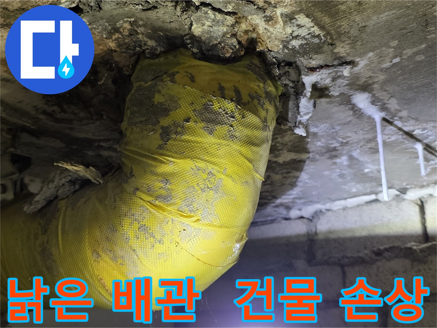 낡은 배관의 저주 - 건물 안전 적신호 - 은평구 누수