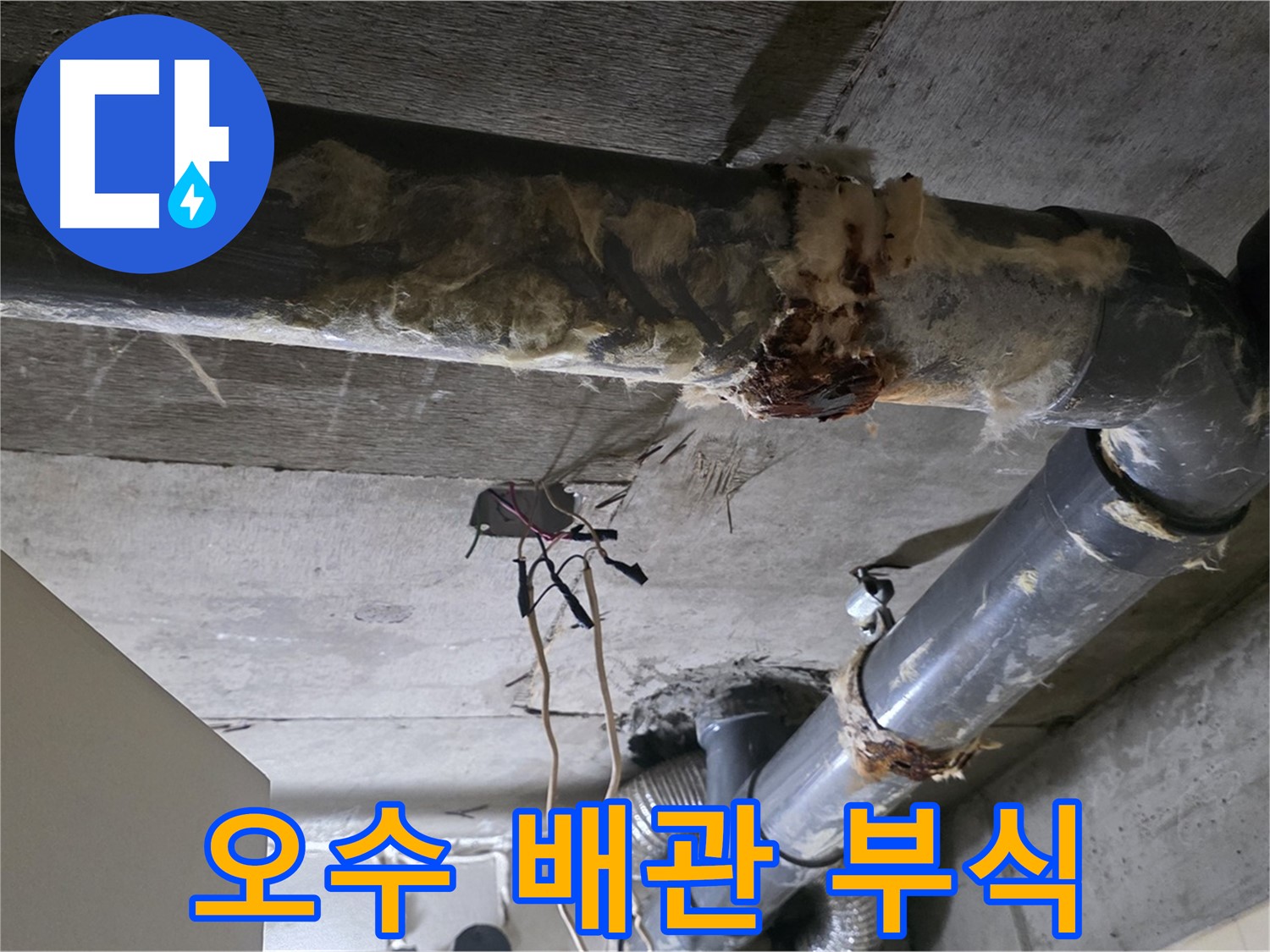 은평구 신사동 누수 - 오수 배관 부식 긴급 해결 위해 최선