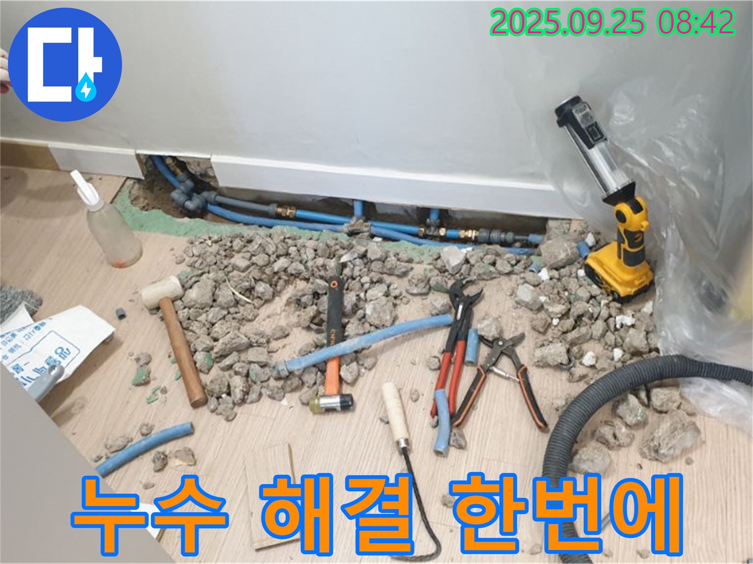 양주시 백석 누수 해결 현장 - 누수 탐지부터 완벽한 해결까지 책임지는 누수 전문 업체