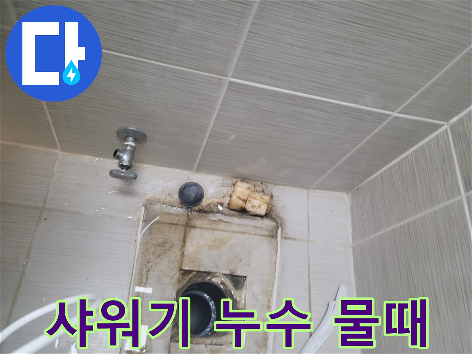 동두천 신창비바패밀리-2단지 욕실 샤워기 주변 누수 및 물때