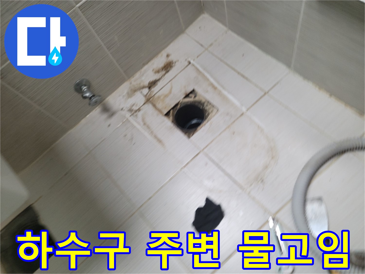 동두천시 불현동 - 하수구 주변 물고임 - 누수 가능성 진단
