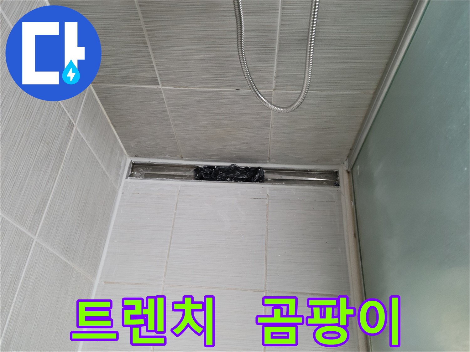 샤워부스 트렌치 - 곰팡이 아포칼립스 - 끔찍!