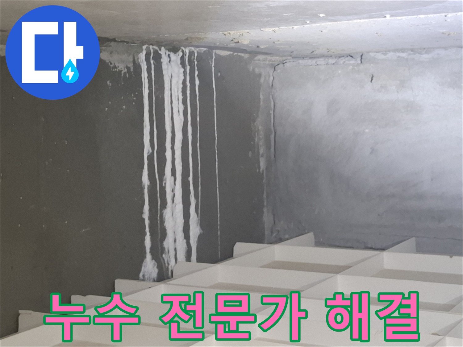 분당 누수 전문가의 삼평동 아파트 누수 해결 - 석회수 누수 완벽 차단
