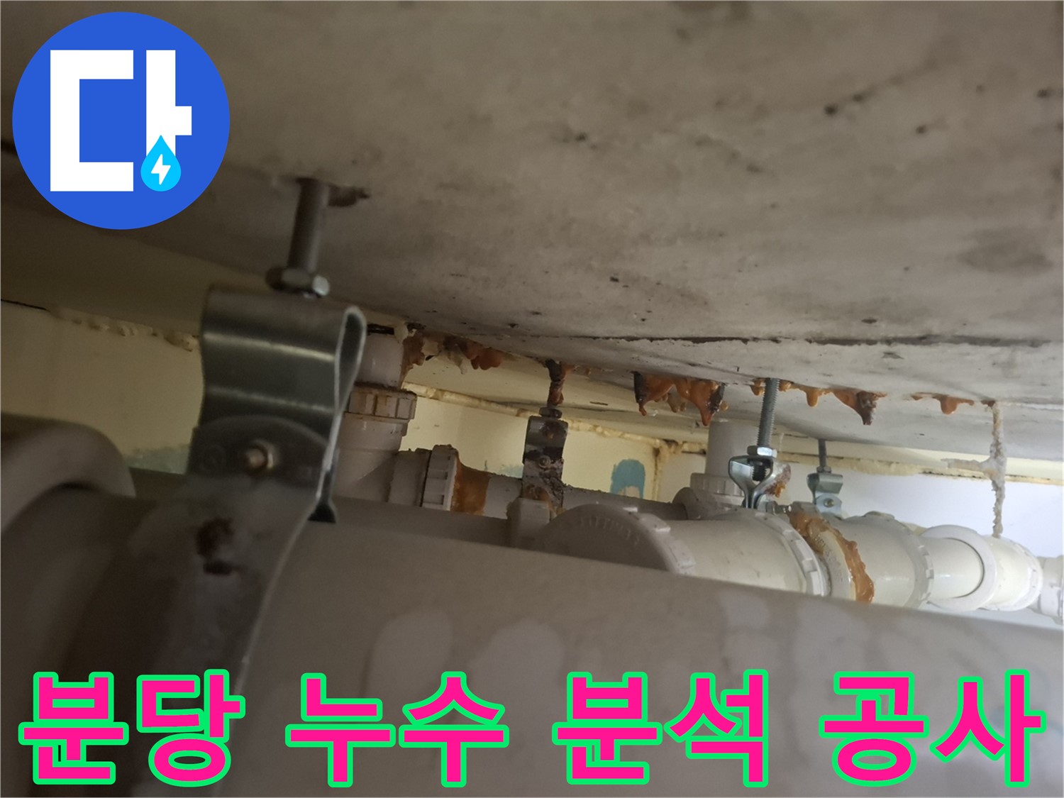 분당 봇들마을 아파트 누수 - 누수 원인 꼼꼼하게 분석 후 맞춤 공사