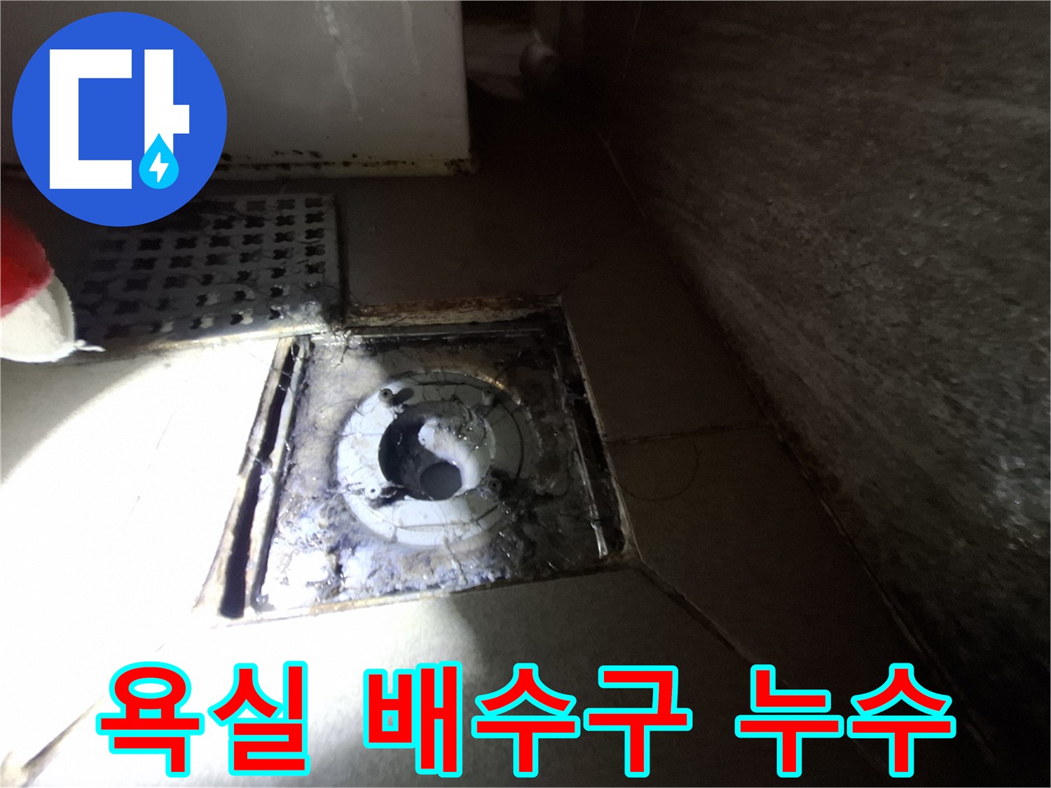 분당 봇들마을 욕실 배수구 누수 - 꼼꼼한 점검과 완벽한 시공으로 누수 문제 해결!