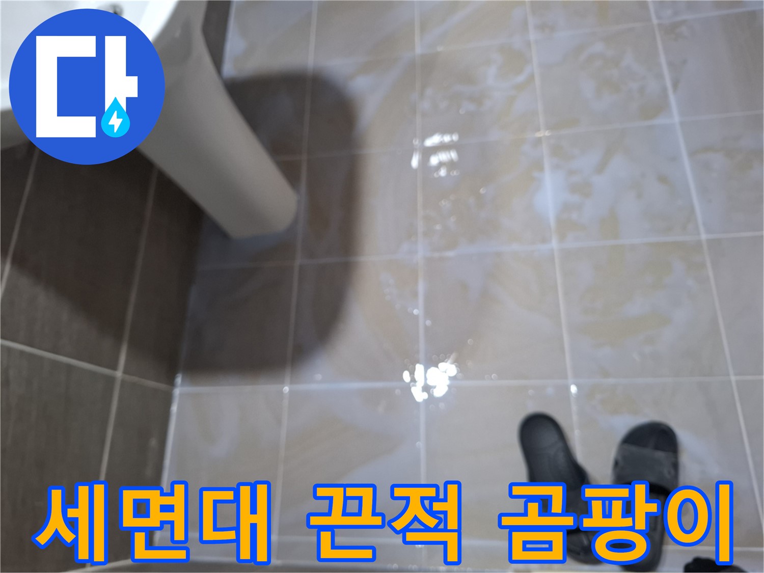 분당 봇들마을2단지 세면대 누수 - 끈적거림- 곰팡이- 악취- 찌든 때가 모두 심각한 건강 악화 누수