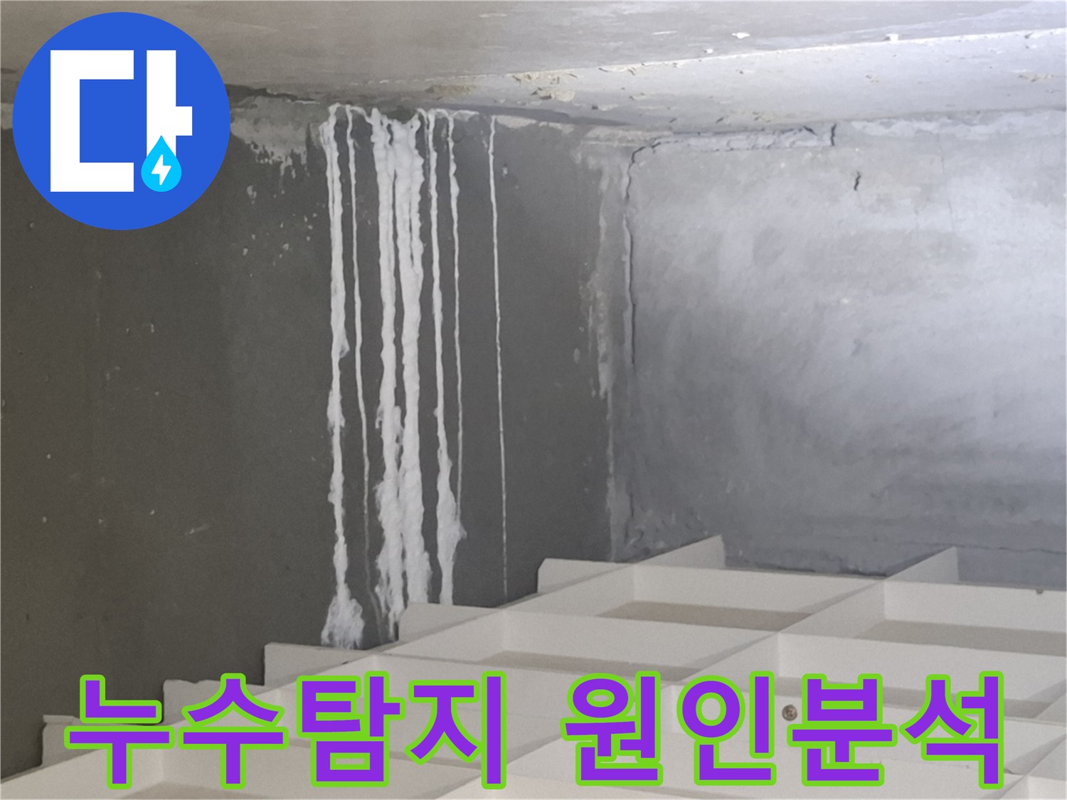 삼평동 아파트 누수탐지 - 석회수 발생 원인을 꼼꼼하게 파헤쳐 정확한 해결책 제시