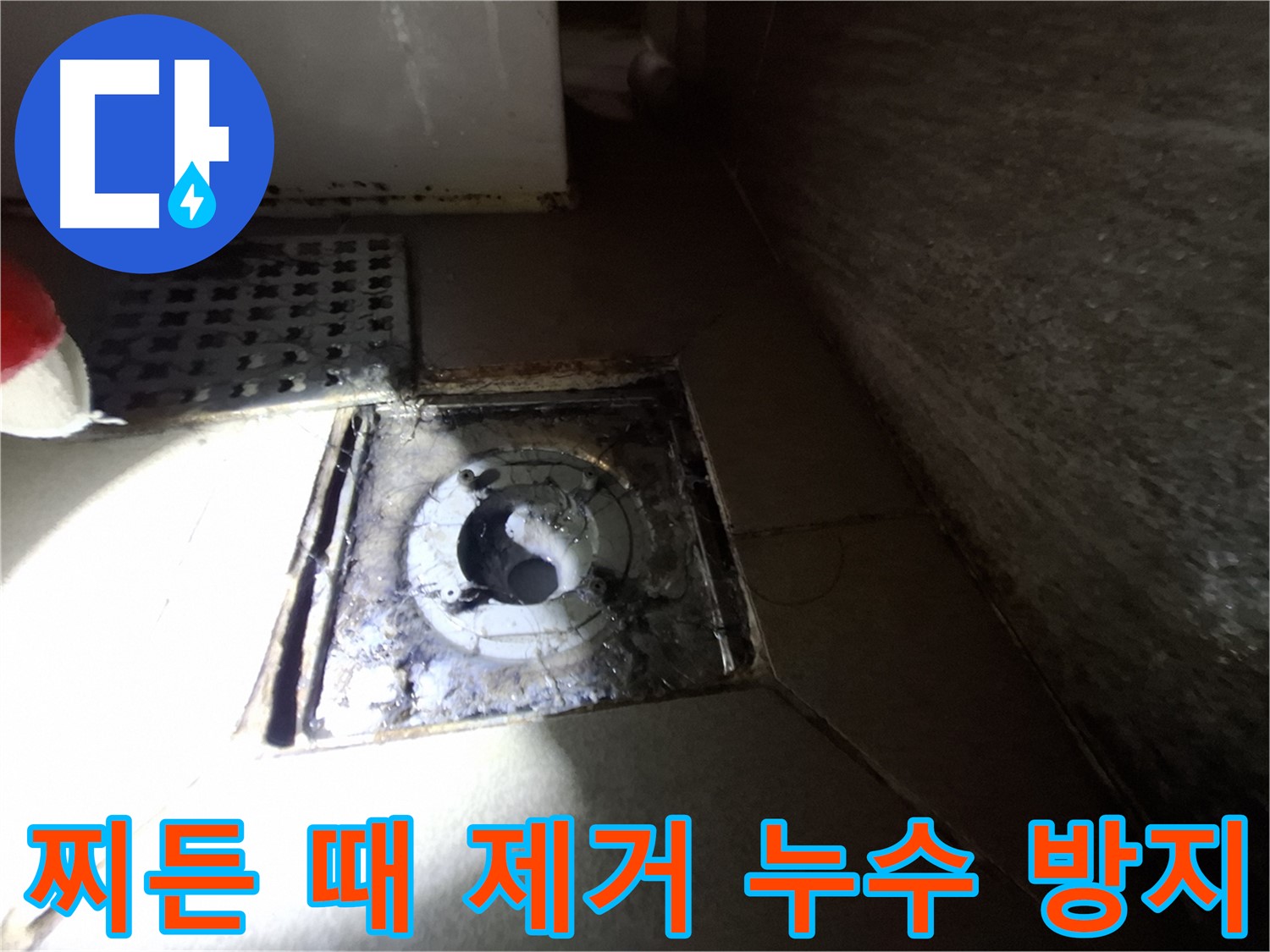 성남시 분당구 봇들마을 욕실 하수구 주변 찌든 때 제거 - 깨끗하게 청소하고 누수 방지