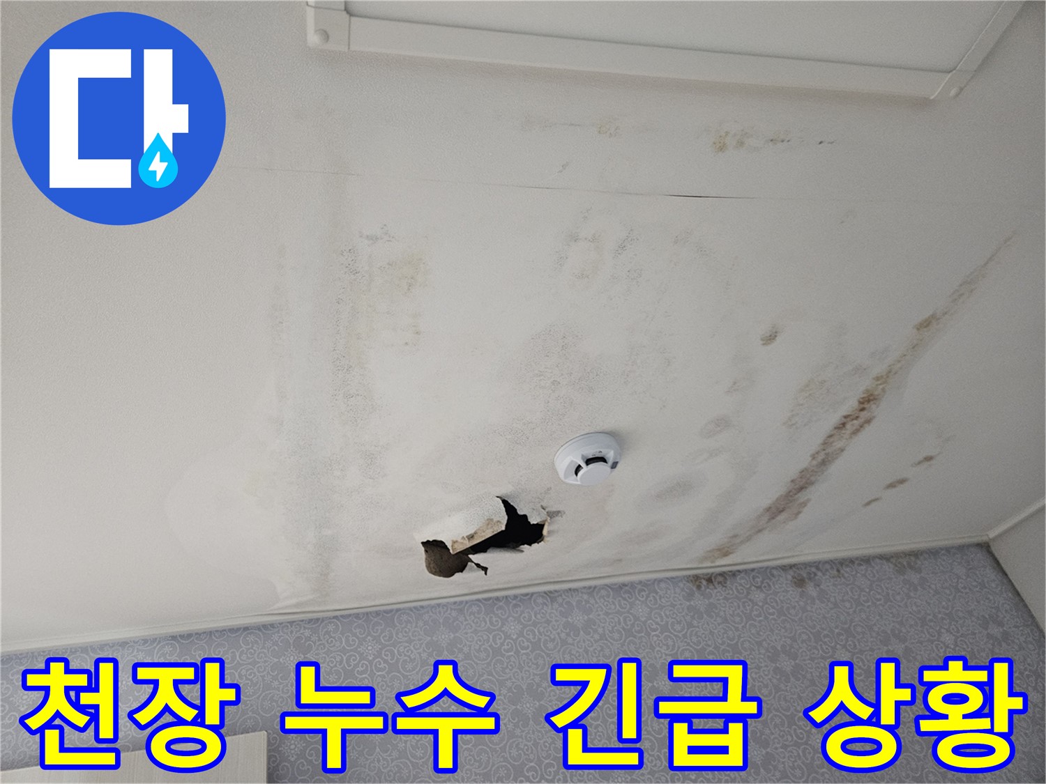 강동구 천중로 아파트 천장 누수 - 긴급 누수 상황 발생 - 24시간 상담 및 긴급 출동 서비스 제공