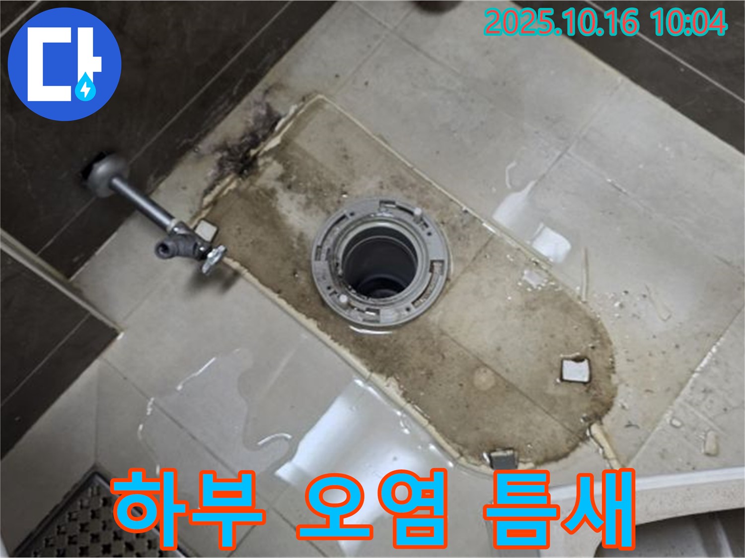양주 옥정동 율정마을 13단지 아파트 변기 누수 - 변기 하부 오염과 틈새 누수 해결 - 꼼꼼하게 메우고 깨끗하게 청소