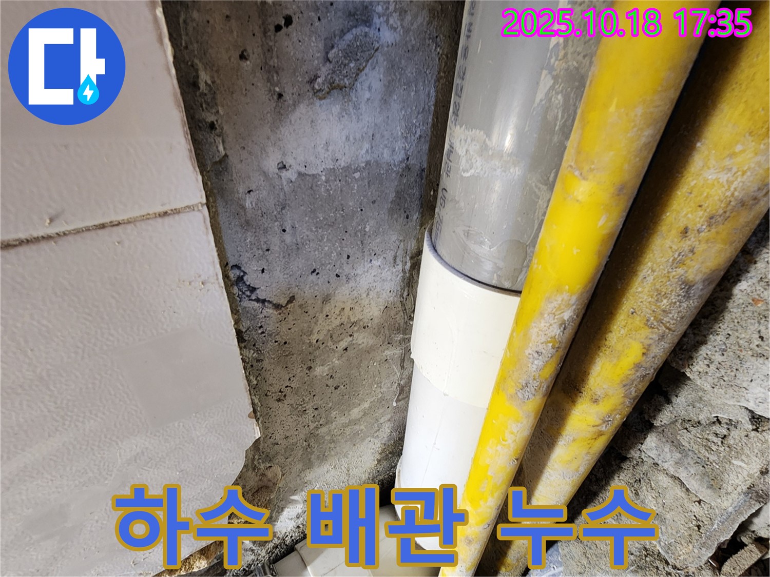양주시 장흥면 - 노후된 하수 배관에서 발생하는 누수, 꼼꼼한 점검과 완벽한 보수로 해결합니다.