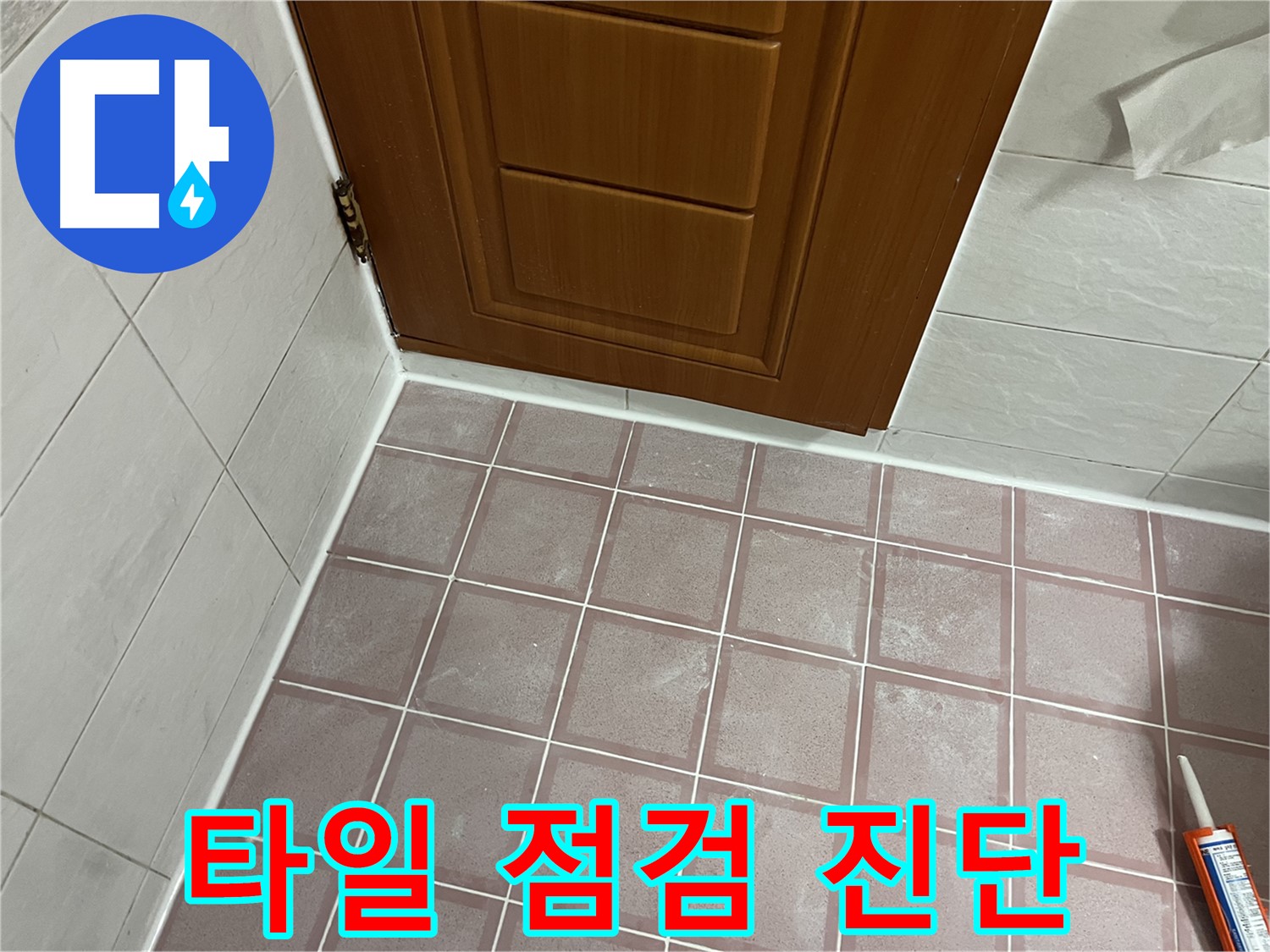 금천구 독산동 형제맨션빌 욕실 - 문 주변 타일 점검 및 초기 진단 과정
