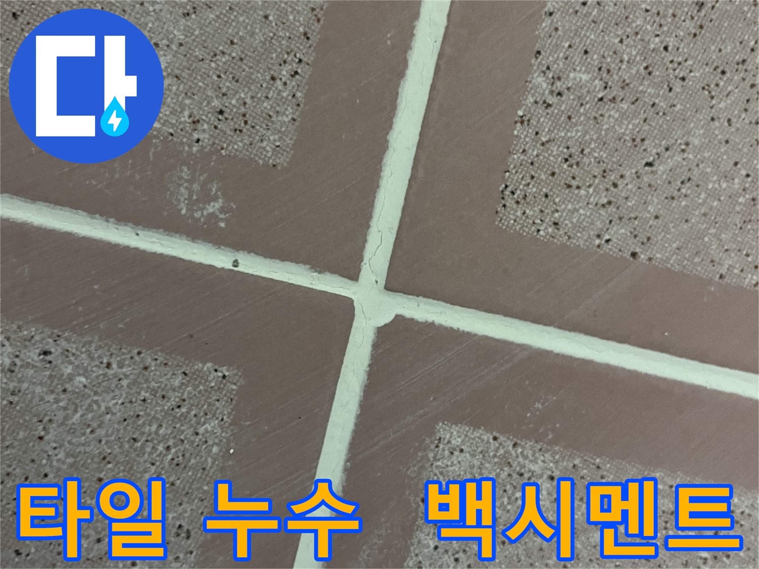금천구 독산동 형제맨션빌에서 발생한 타일 누수 - 백시멘트 손상으로 인한 누수 문제를 해결하는 과정입니다.