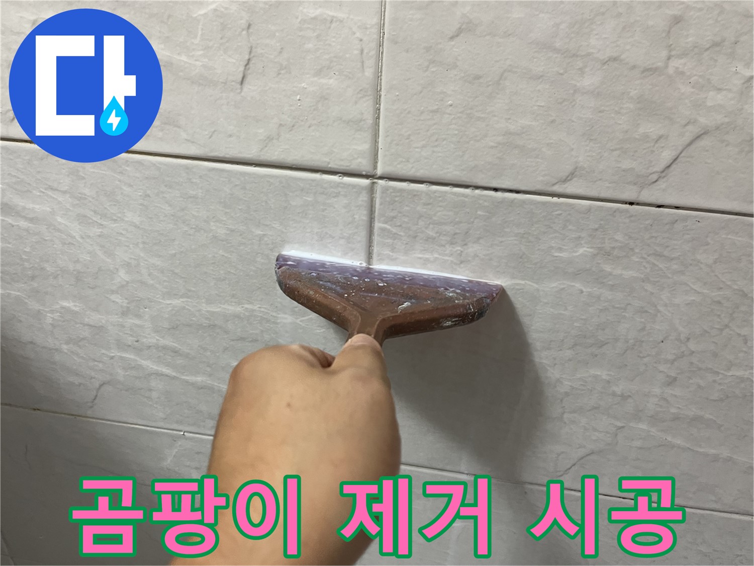 독산동-금천구 형제빌 곰팡이 제거 후 줄눈 시공으로 누수 해결
