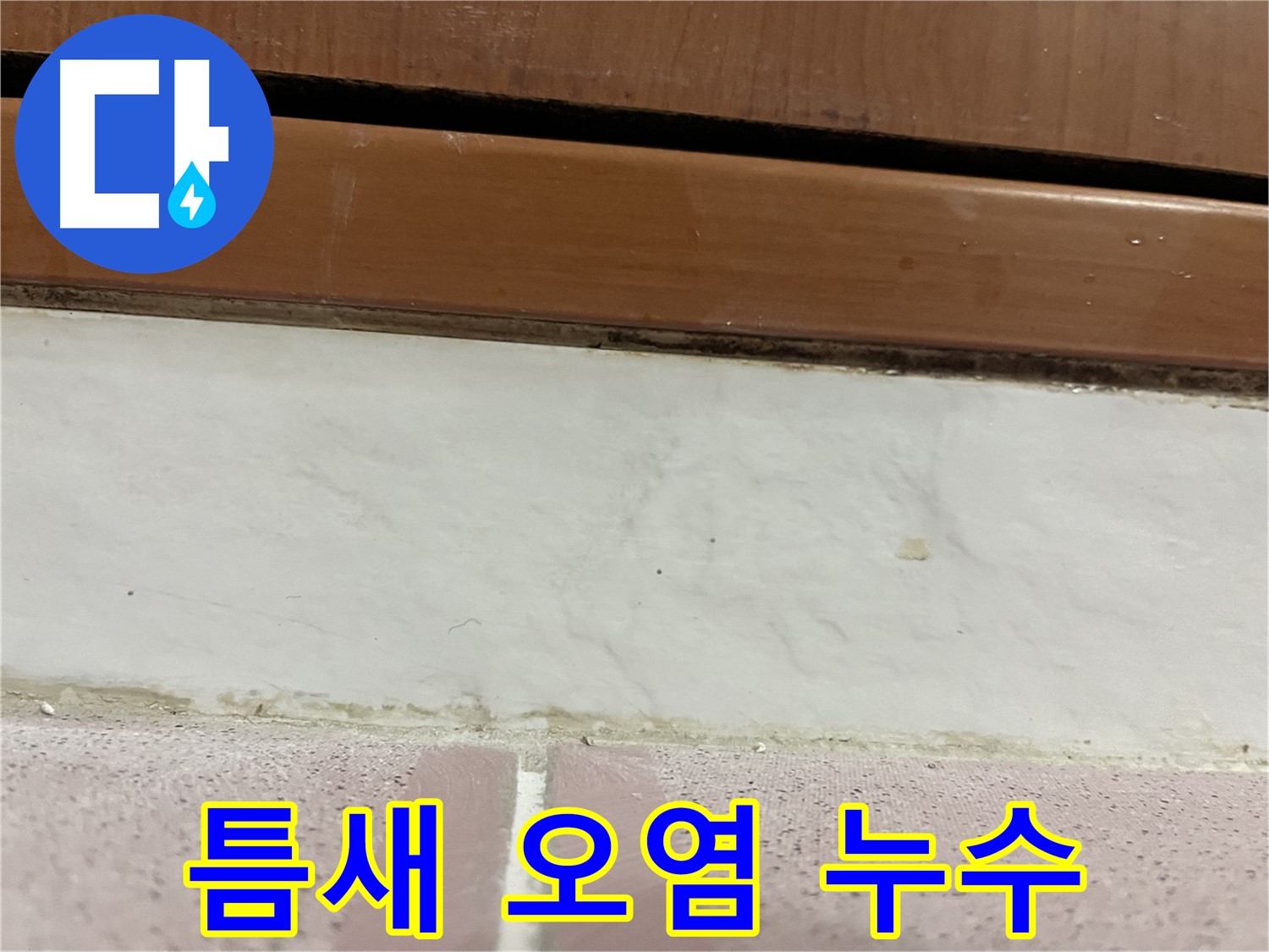 형제맨션빌 누수 - 타일 틈새 오염과 누수 가능성