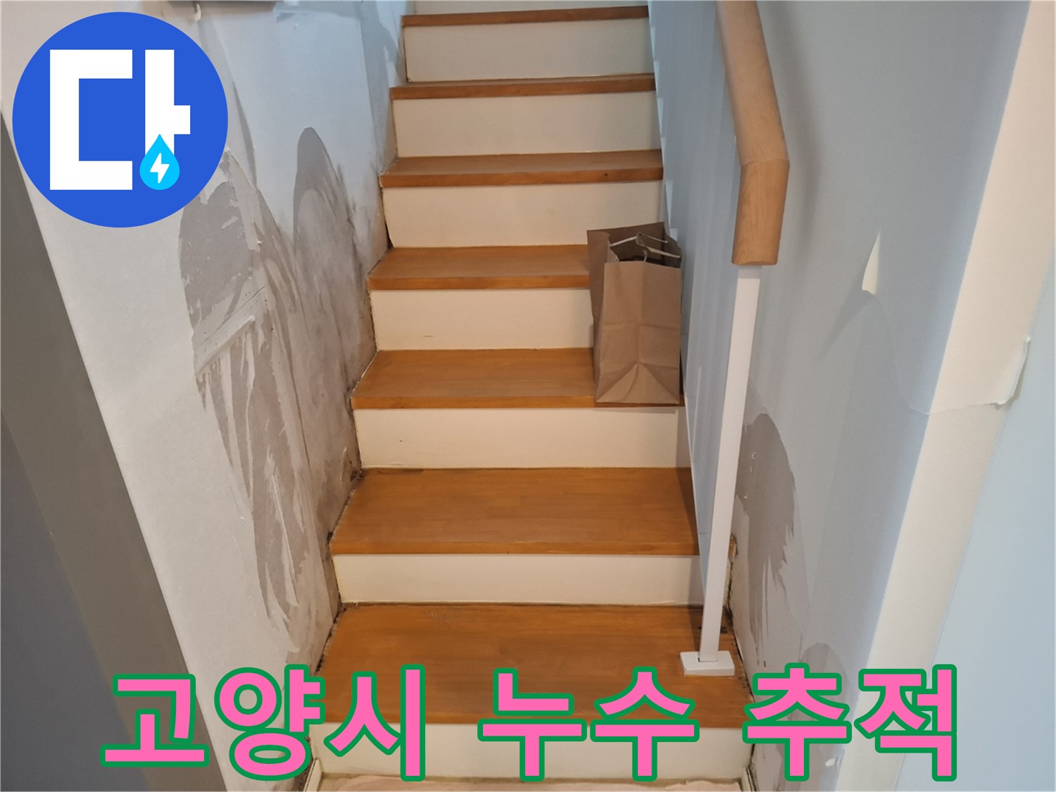계단 옆 벽 속 숨은 물길 - 첨단 장비로 끝까지 추적